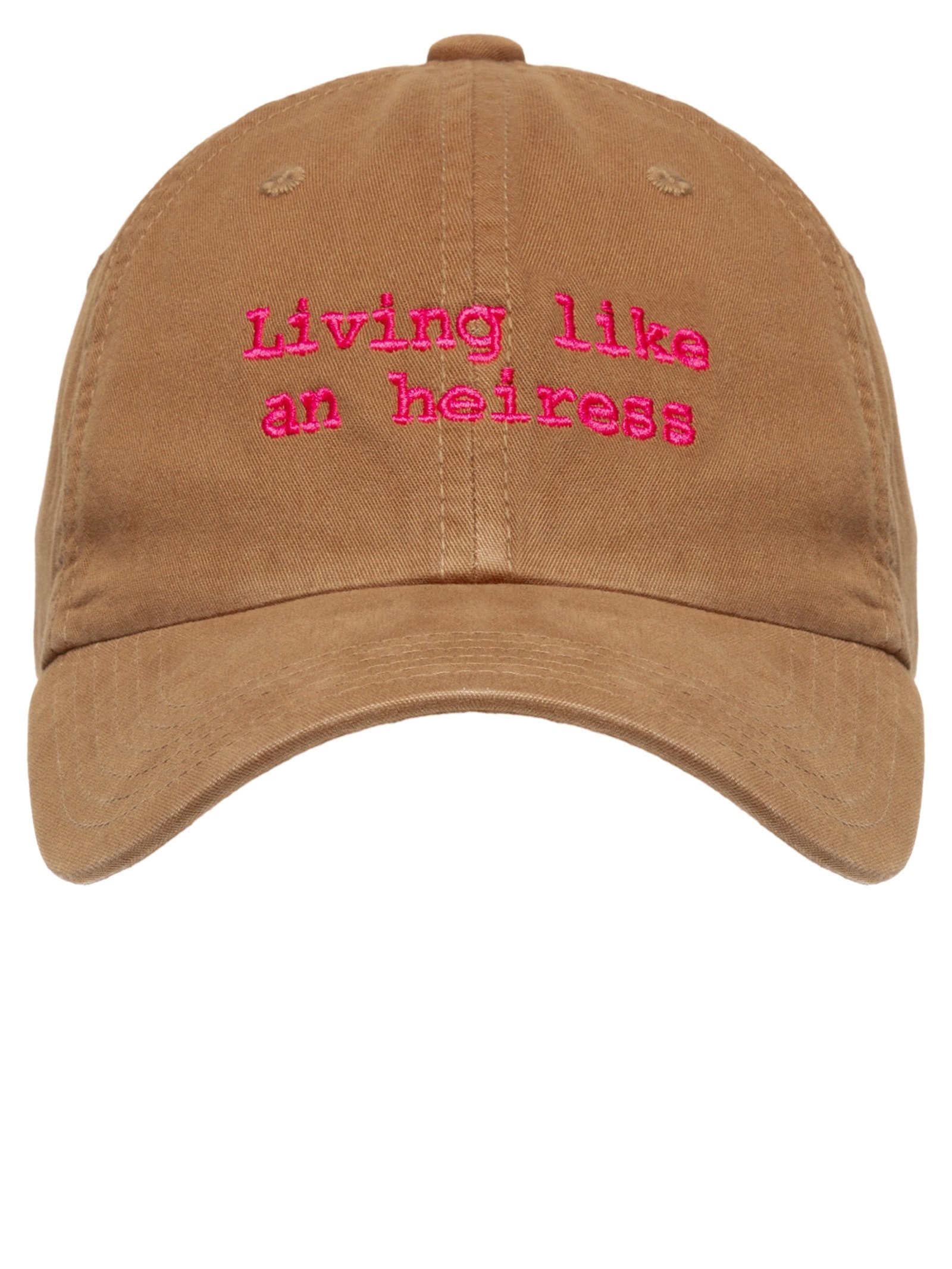 Boné Feminino Living Like an Heiress Marrom Market 33