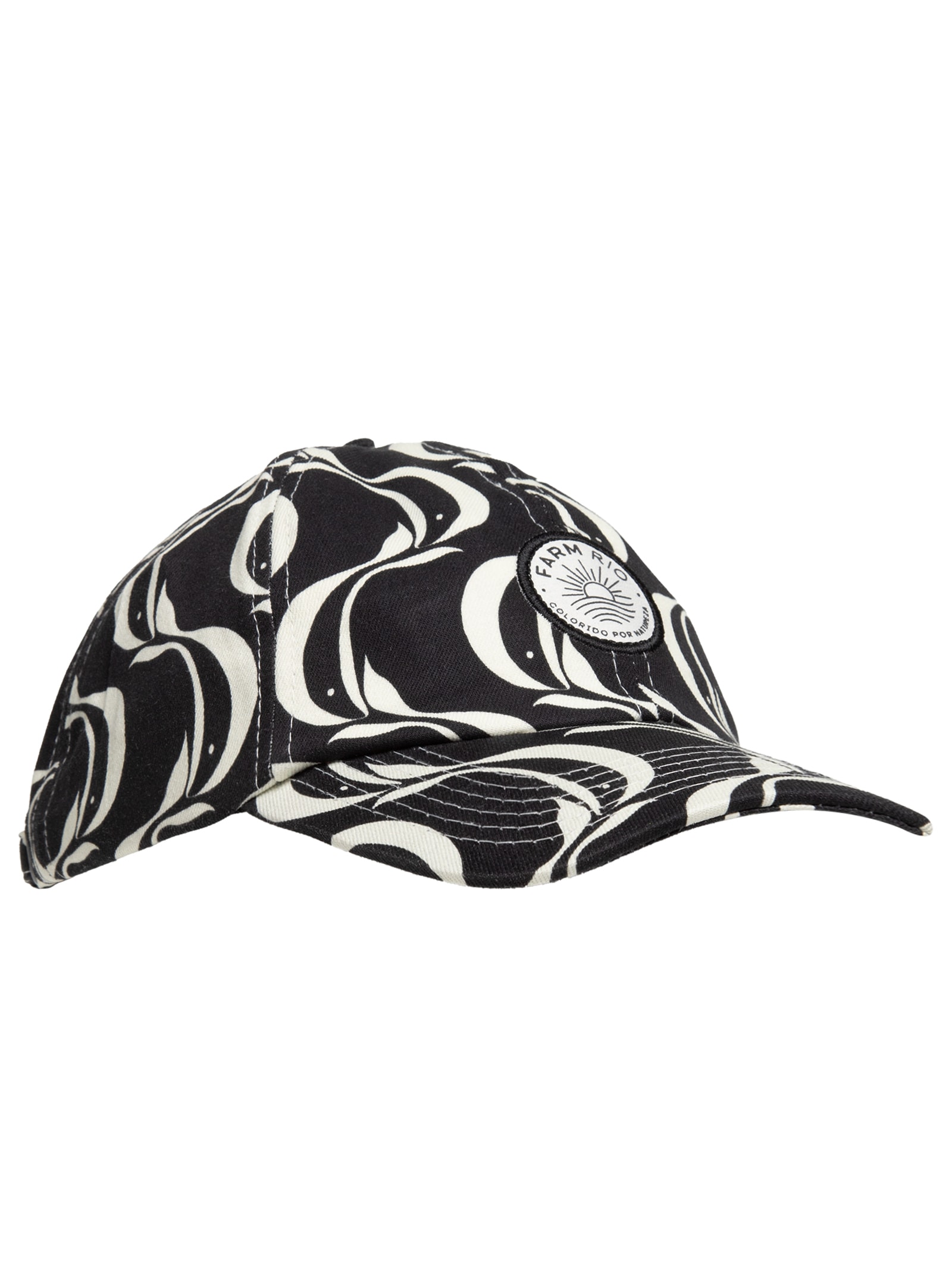 Boné Feminino Peixe Copa Preto Farm Praia