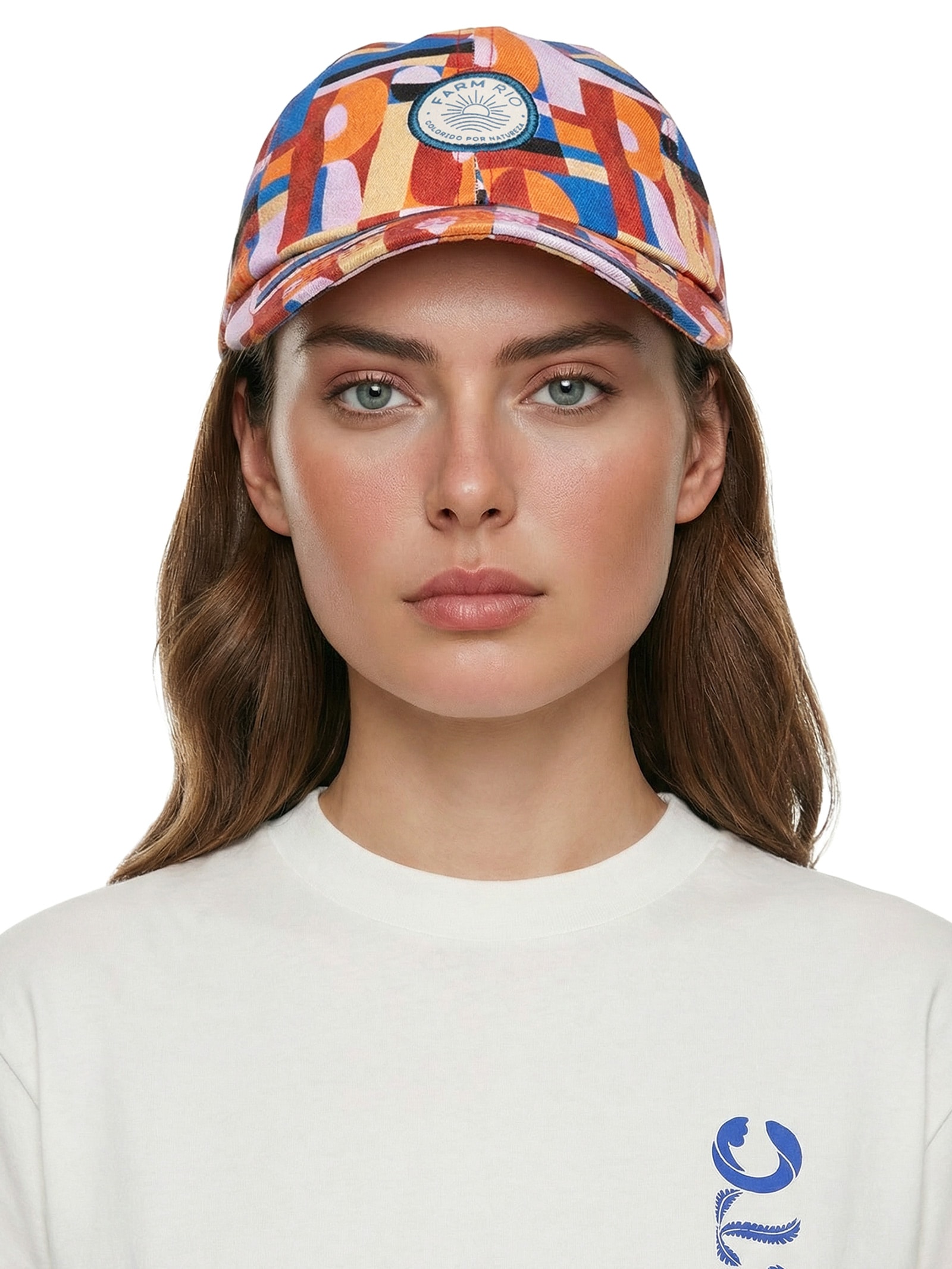 Boné Feminino Rio Gráfico Rosa Farm Praia