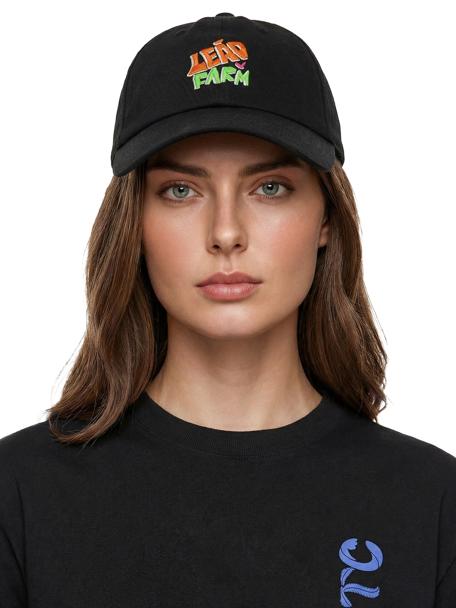 Boné Feminino Silk Matte Leão  Preto Farm Etc + Matte Leão