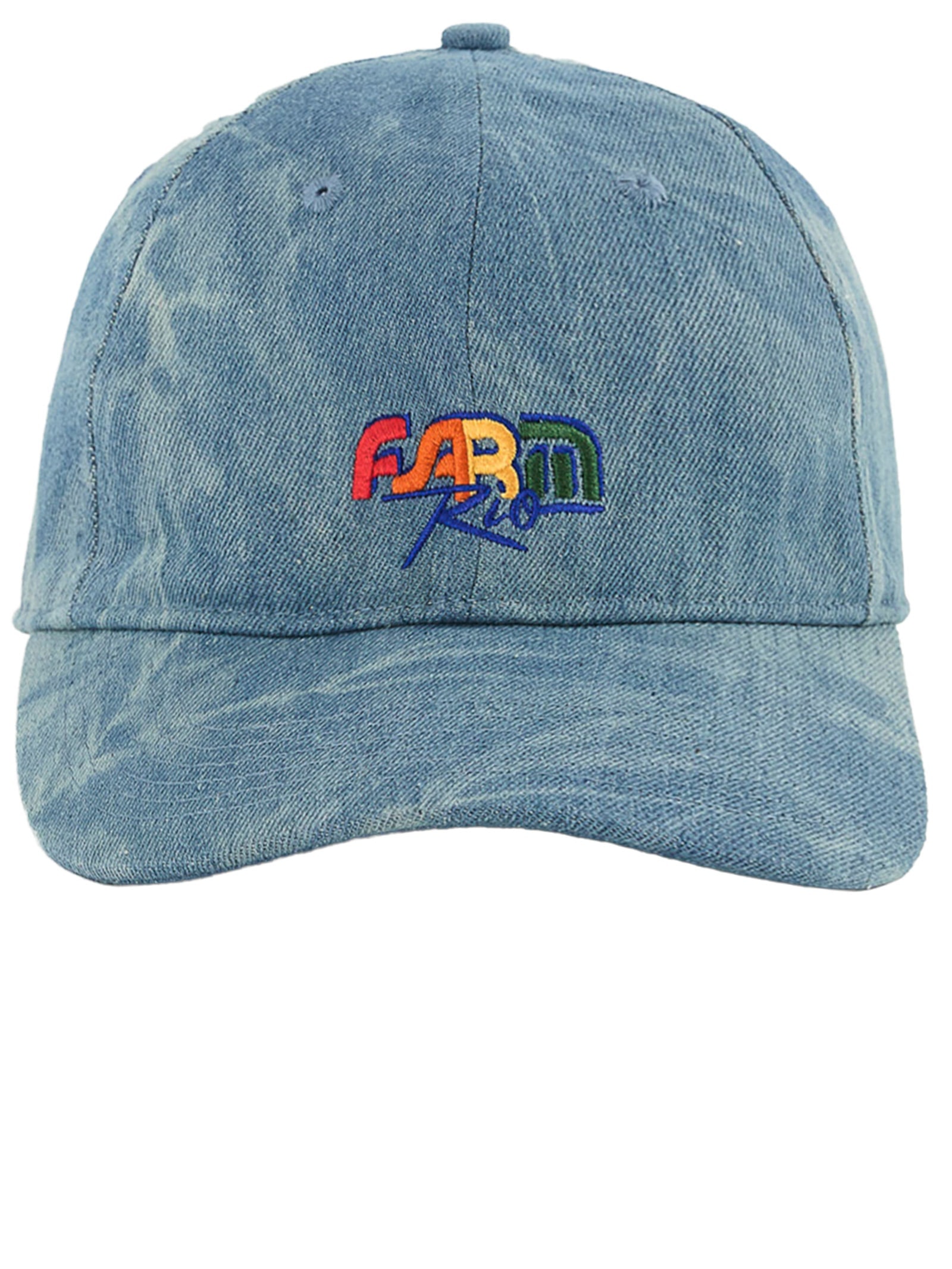 Boné Feminino Tropical Rainbow Jeans Azul Farm Etc