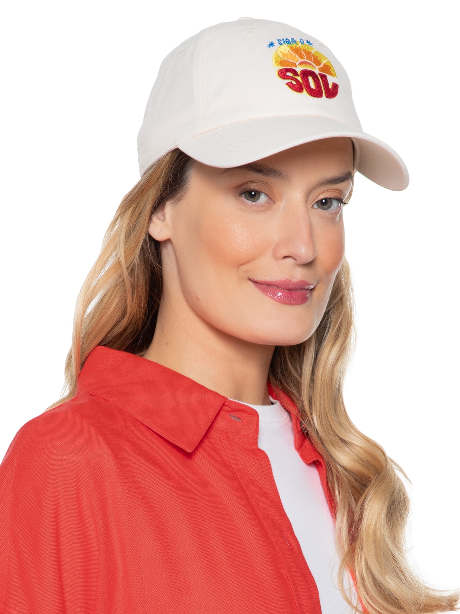 Boné Feminino Tropical Siga O Sol Off White Farm Etc