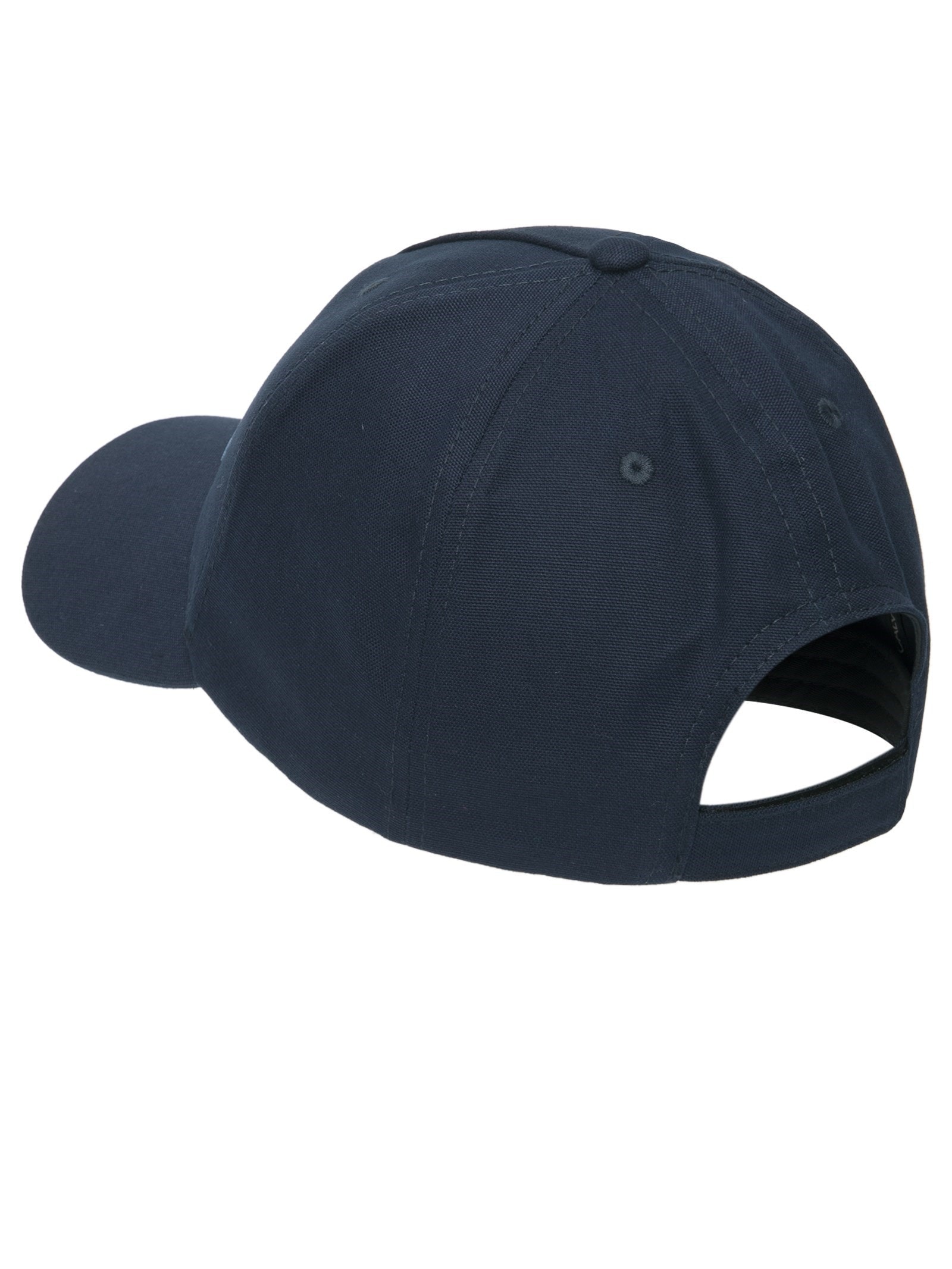 Boné Masculino Aba Curva 5 Gomos Sarja Logo Azul Calvin Klein Jeans