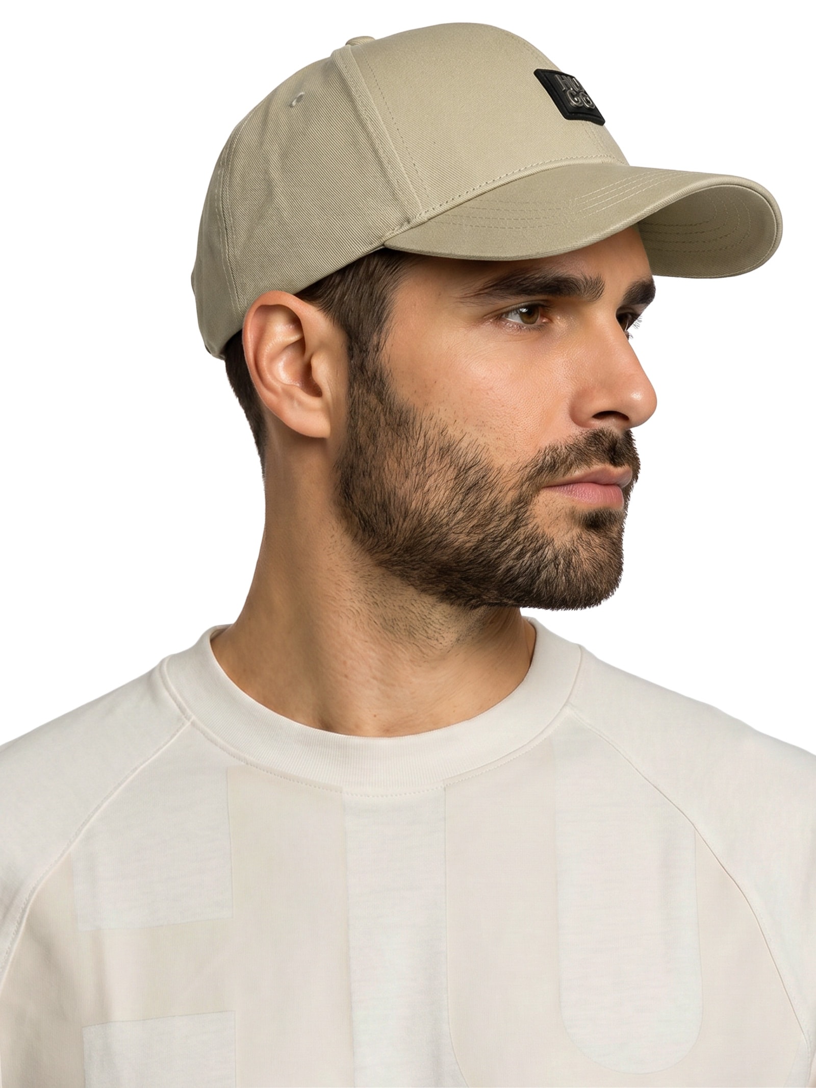Boné Masculino Aba Curva Jake-Me Bege Hugo Hugo