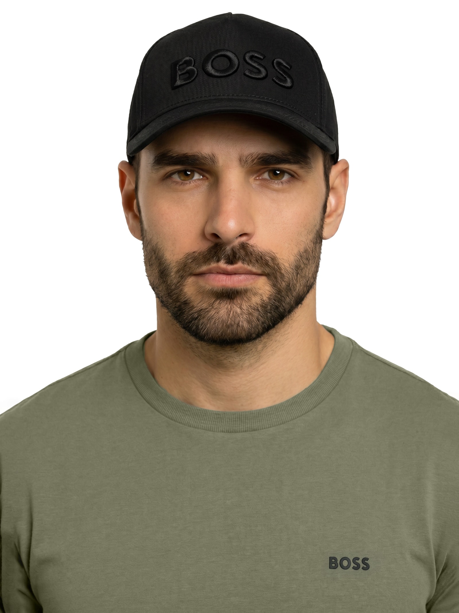 Boné Masculino Aba Curva Seth Preto Boss
