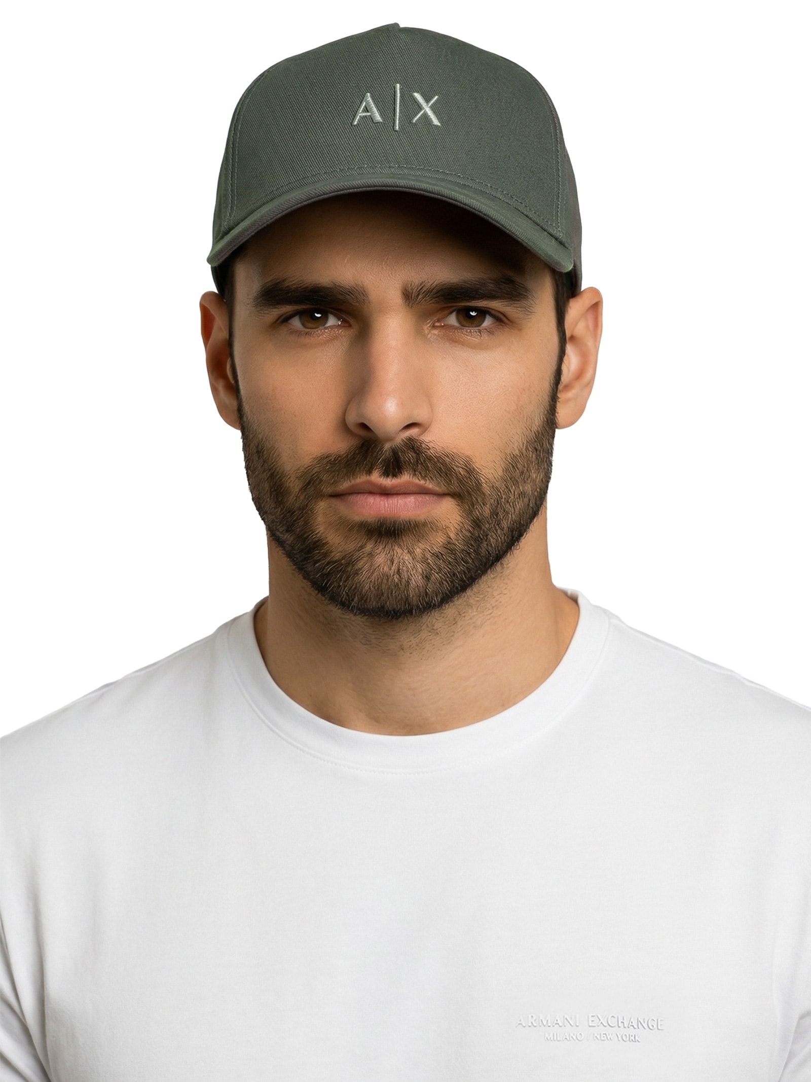 Boné Masculino Aba Curva Verde Armani Exchange