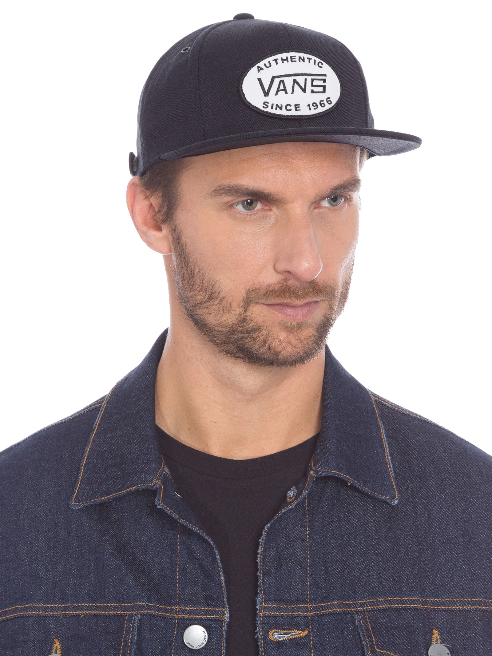 Boné Masculino Adland 8 Panel Preto Vans