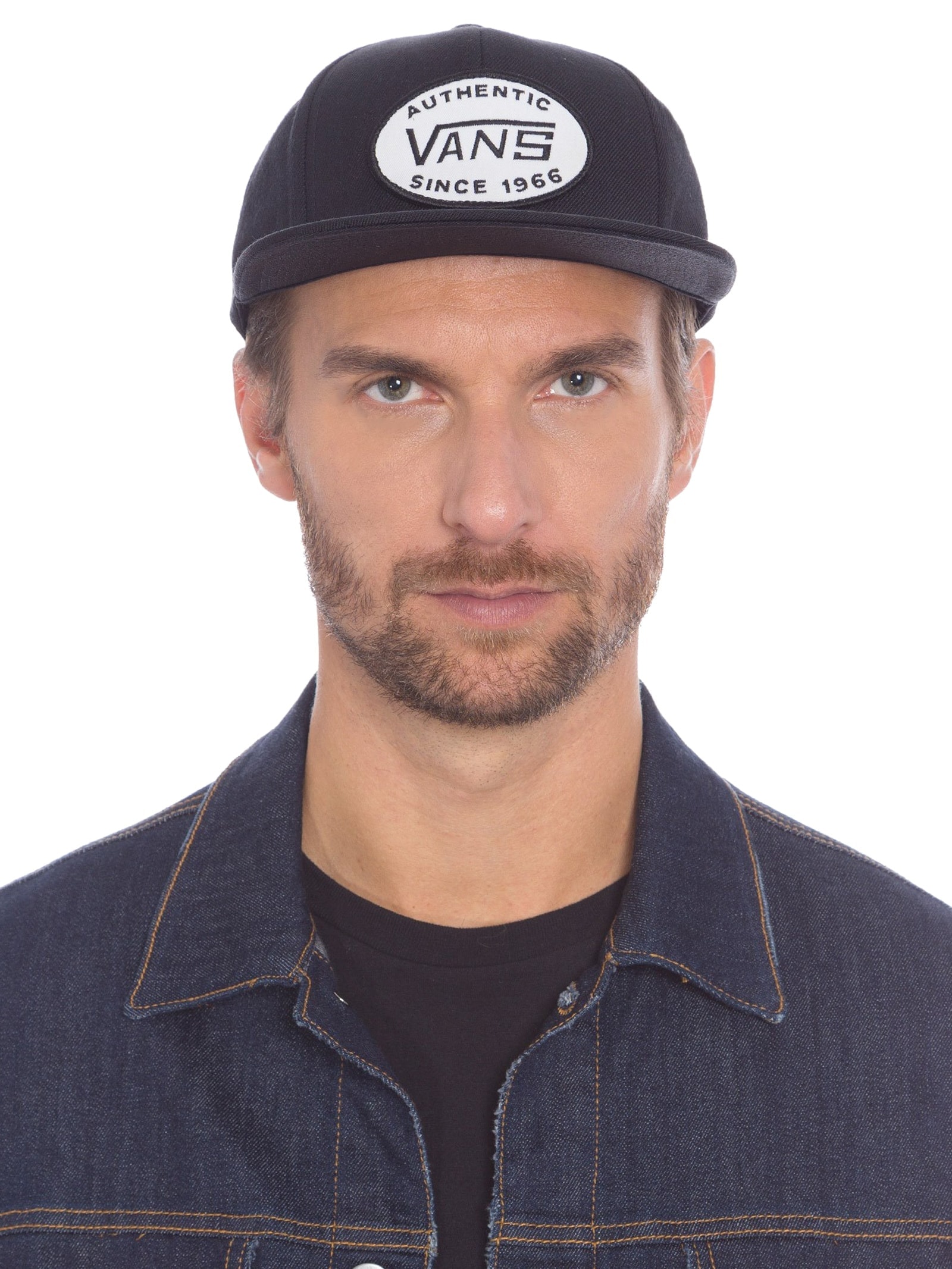 Boné Masculino Adland 8 Panel Preto Vans