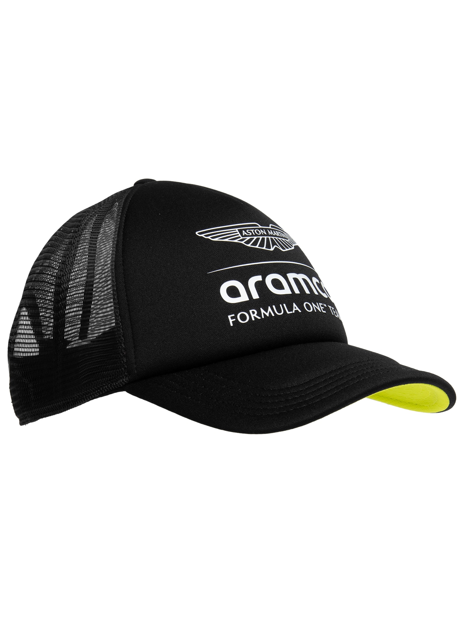 Boné Masculino Amf1 Trucker Preto Puma + Aston Martin