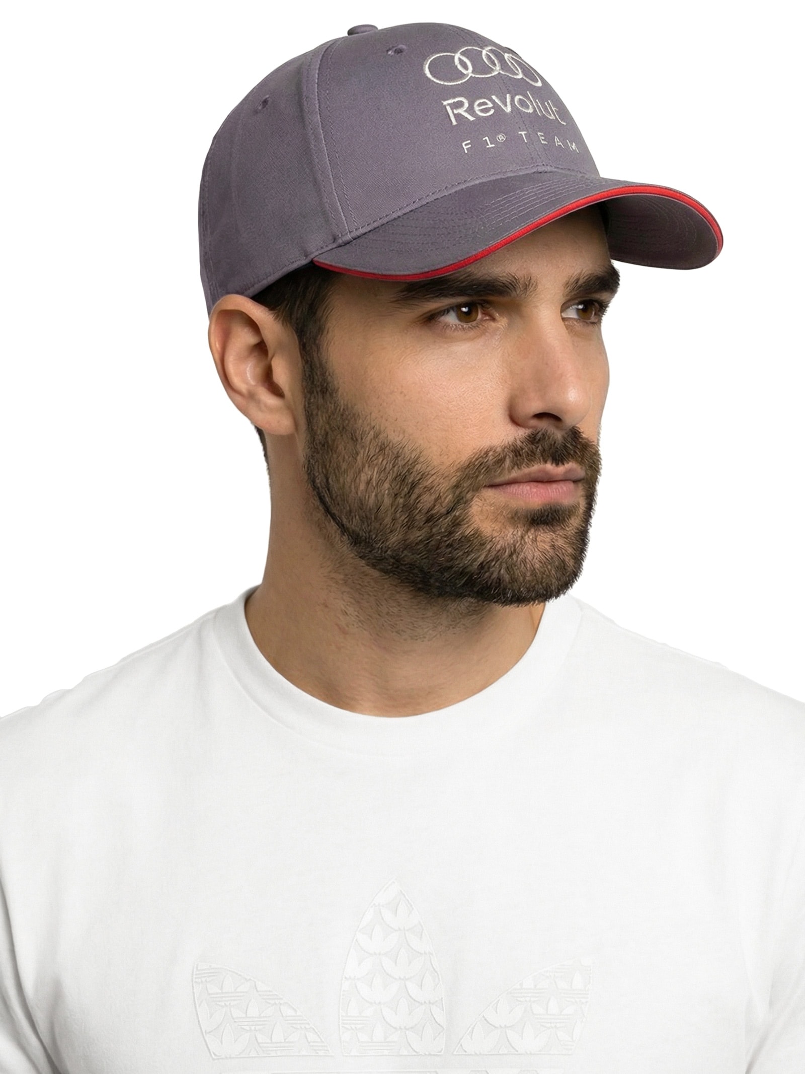 Boné Masculino Audi Revolut Cinza Adidas + Audi