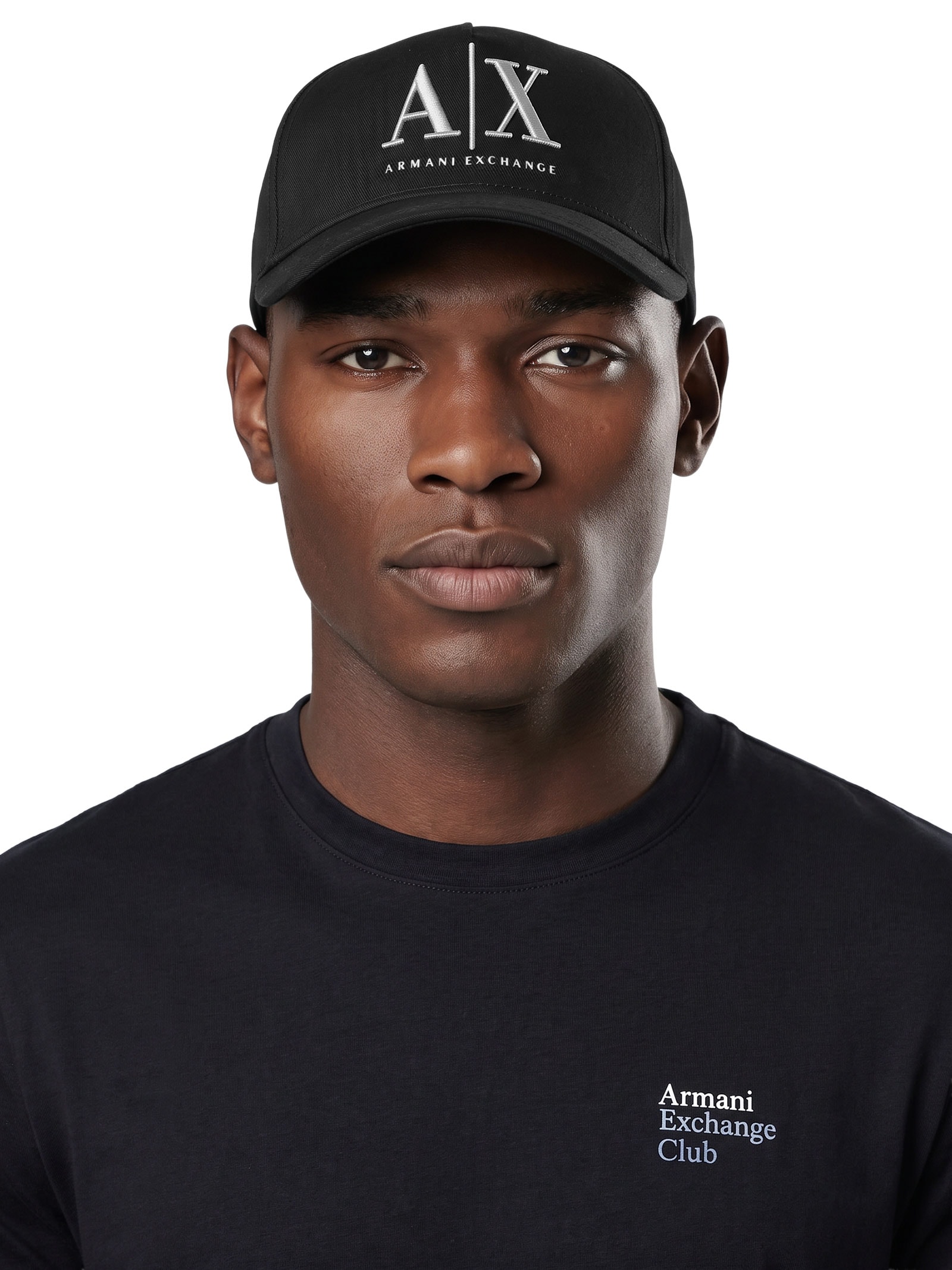 Boné Masculino AX Big Centralized – Preto Armani Exchange