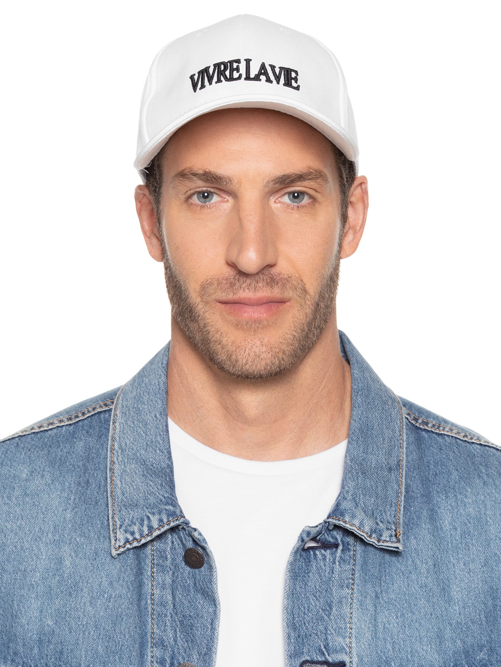 Boné Masculino Básico Vivre La Vie Branco Basiq Men