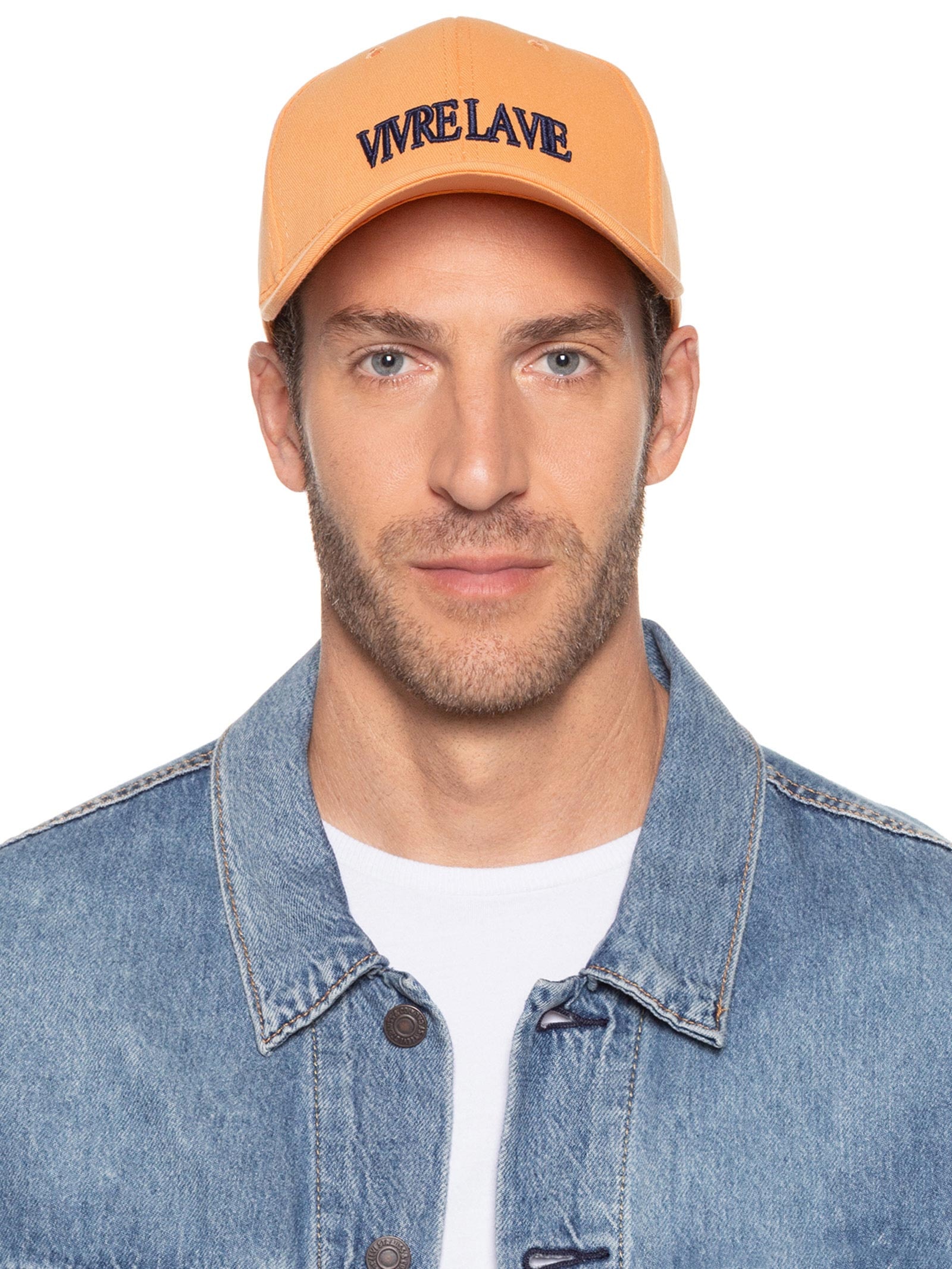 Boné Masculino Básico Vivre La Vie Laranja Basiq Men