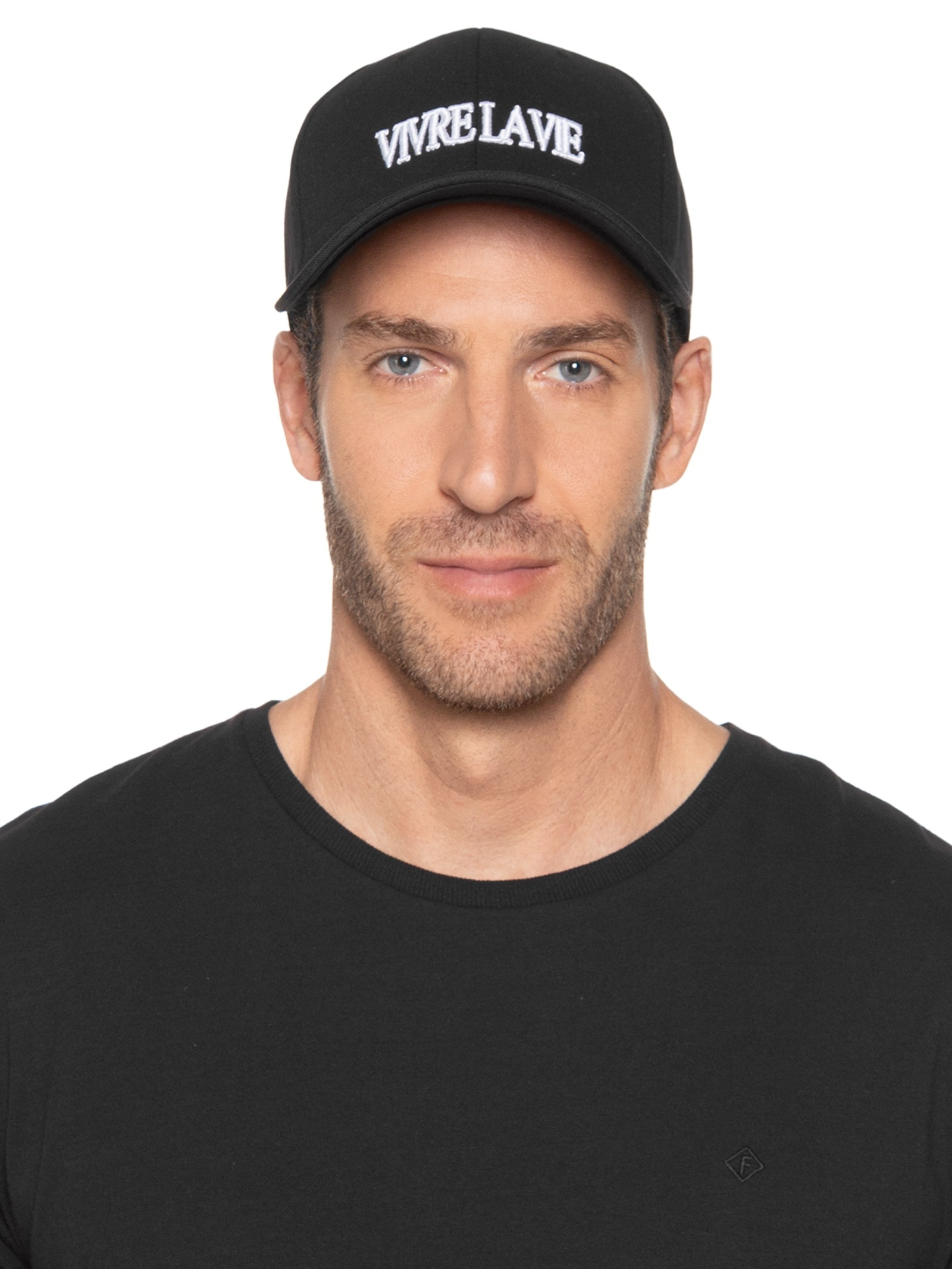 Boné Masculino Básico Vivre La Vie Preto Basiq Men