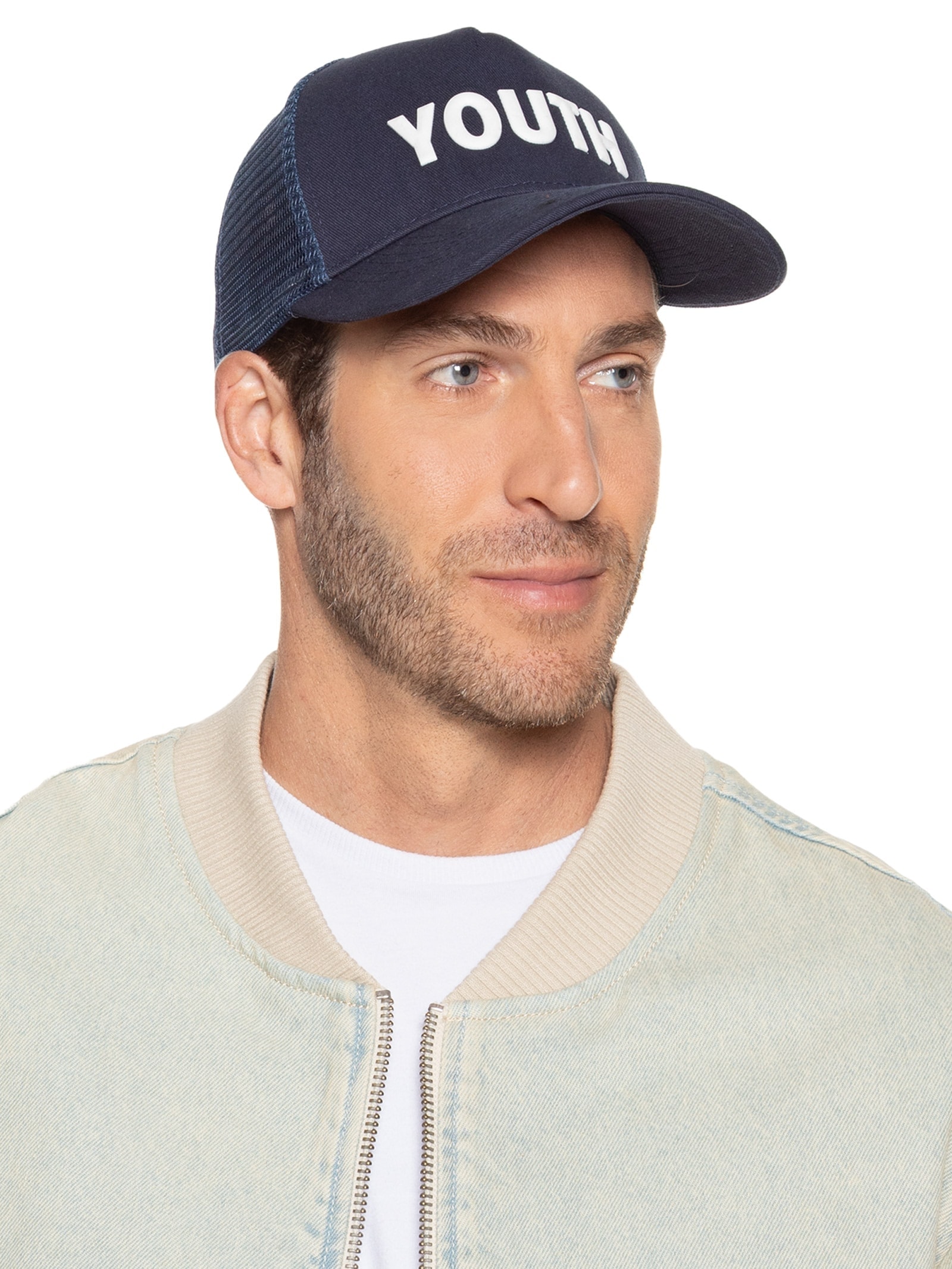 Boné Masculino Básico Youth Azul Basiq Men