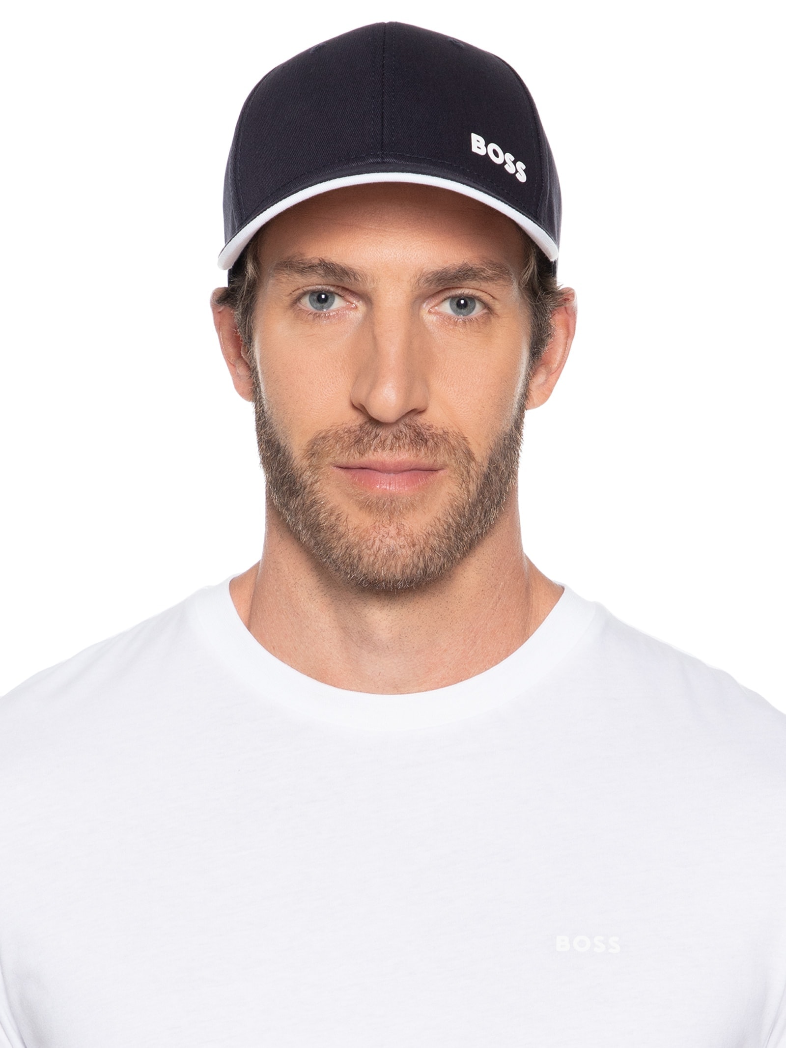Boné Masculino Cap Bold Azul  Boss