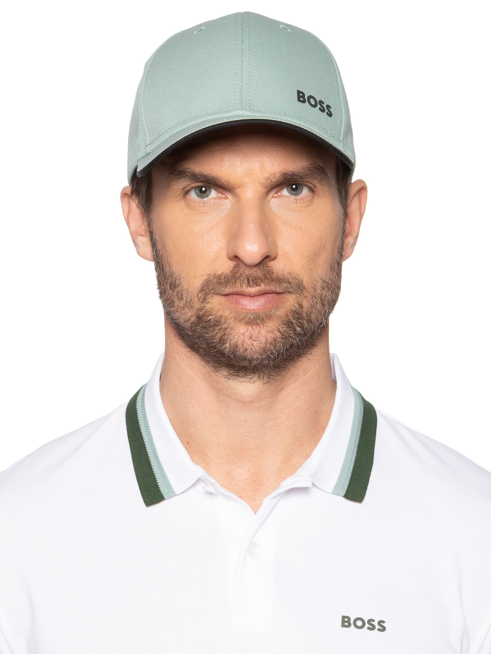 Boné Masculino Cap Bold Verde Boss
