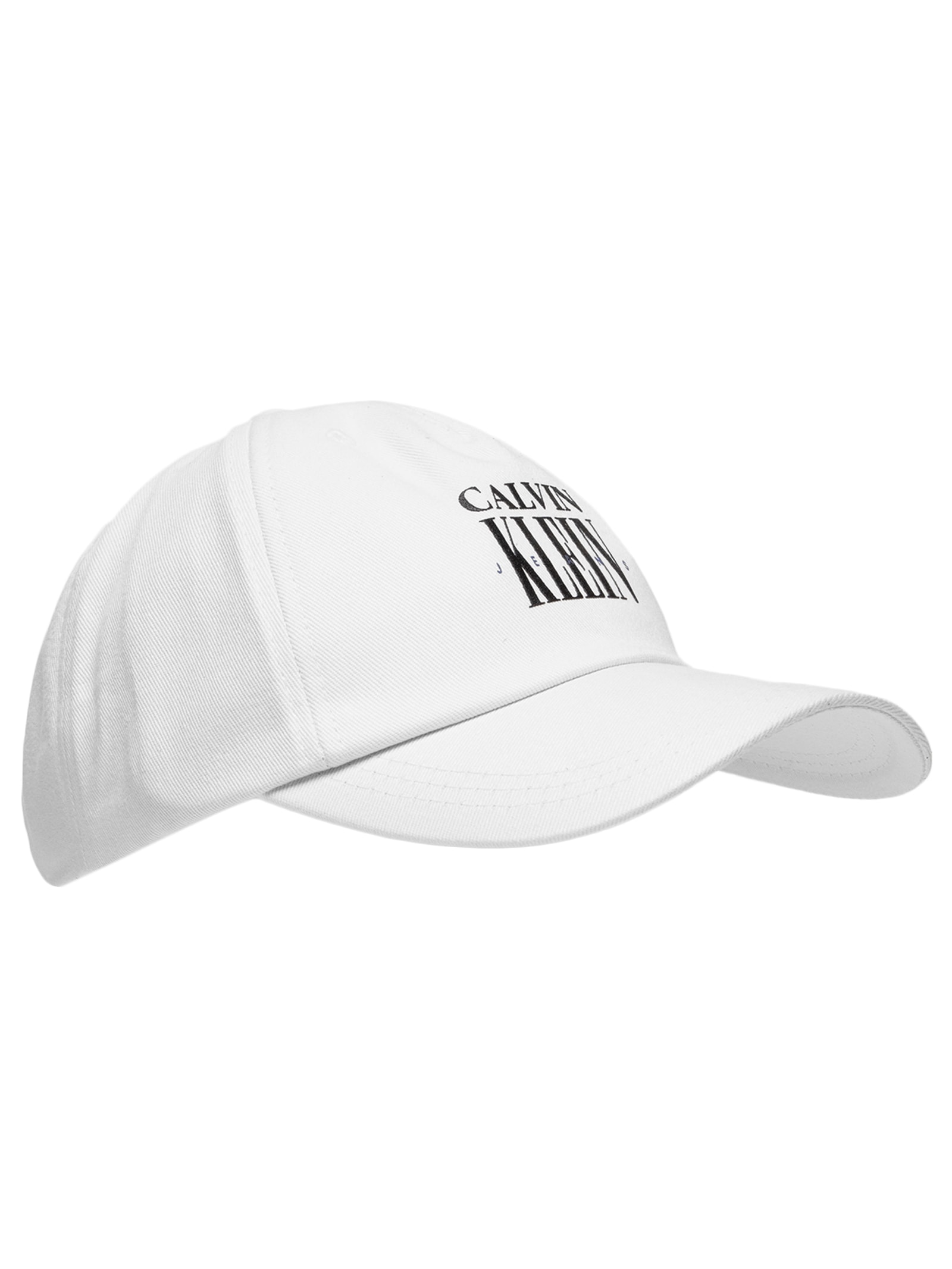 Boné Masculino CKJ 5 Gomos Logo Serif Font Branco Calvin Klein Jeans