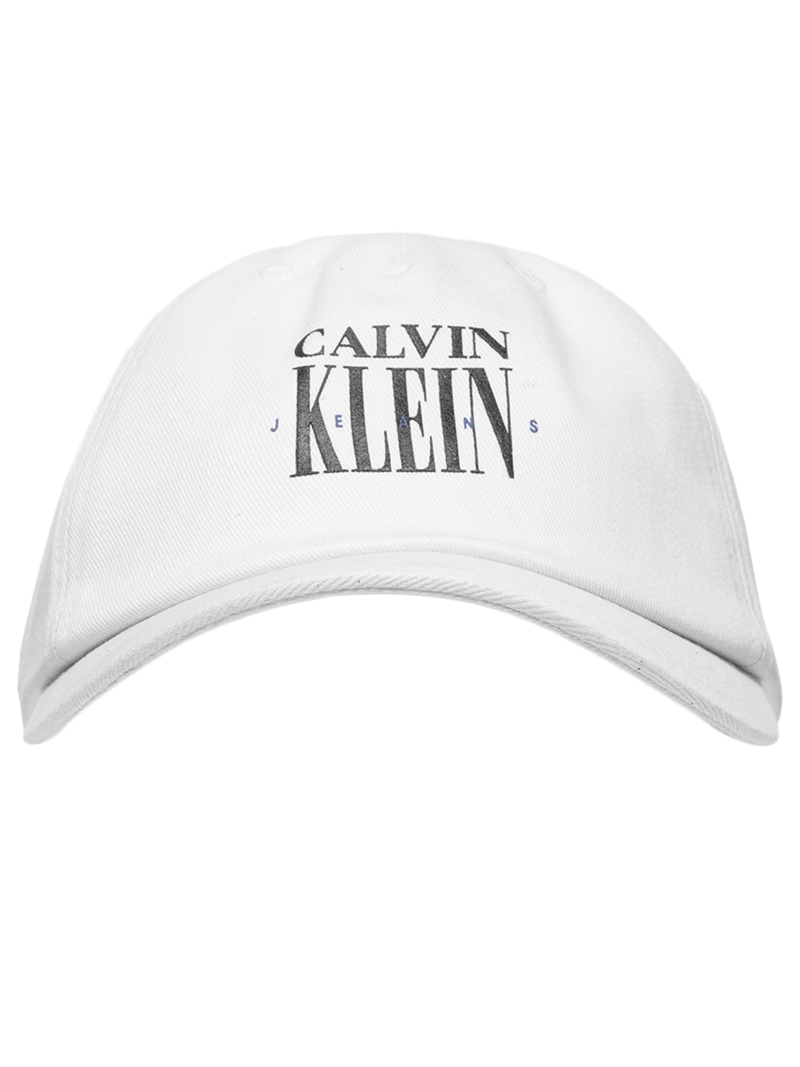 Boné Masculino CKJ 5 Gomos Logo Serif Font Branco Calvin Klein Jeans