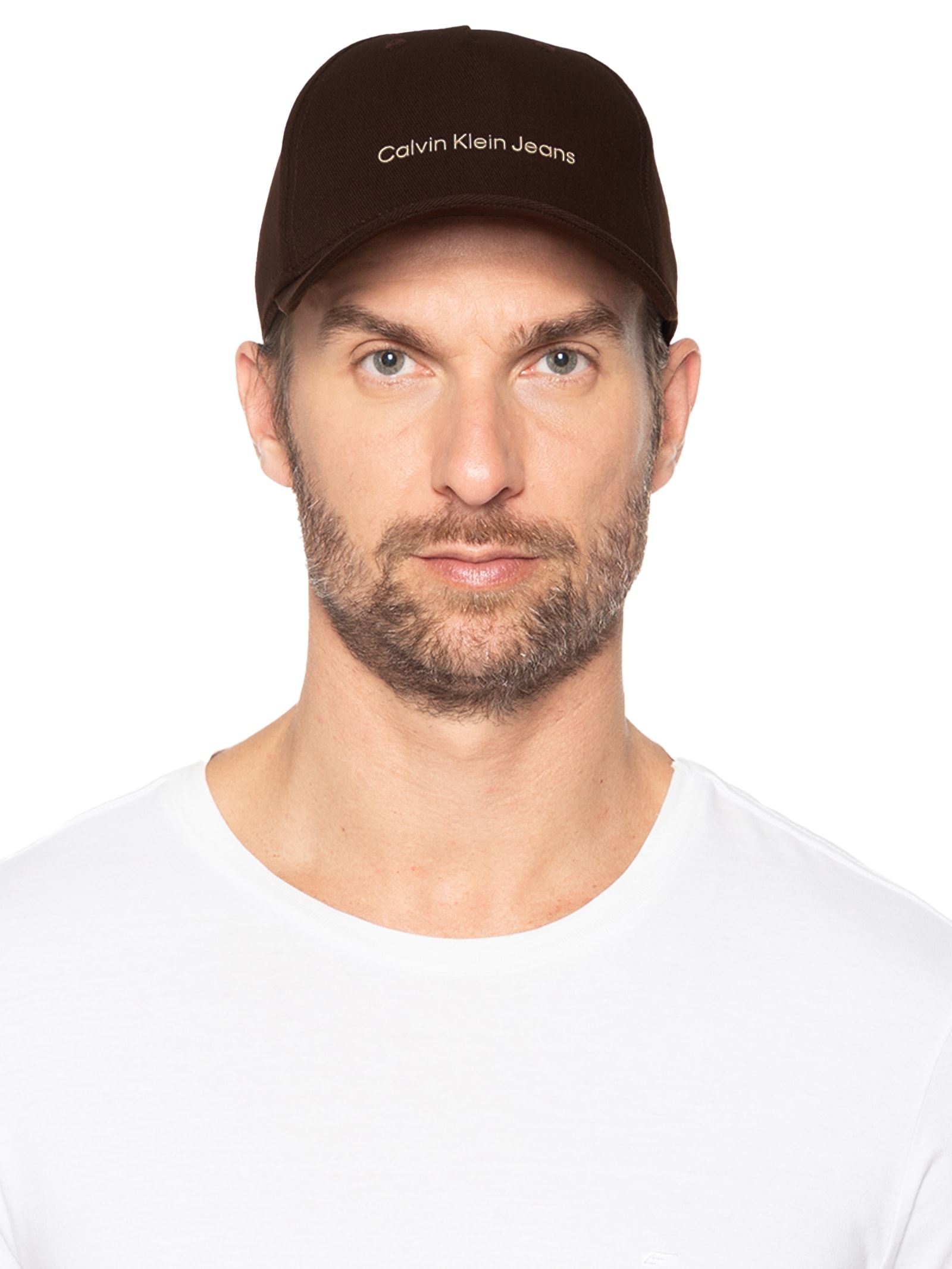 Boné Masculino Ckl 5 Gomos Marrom Calvin Klein Jeans