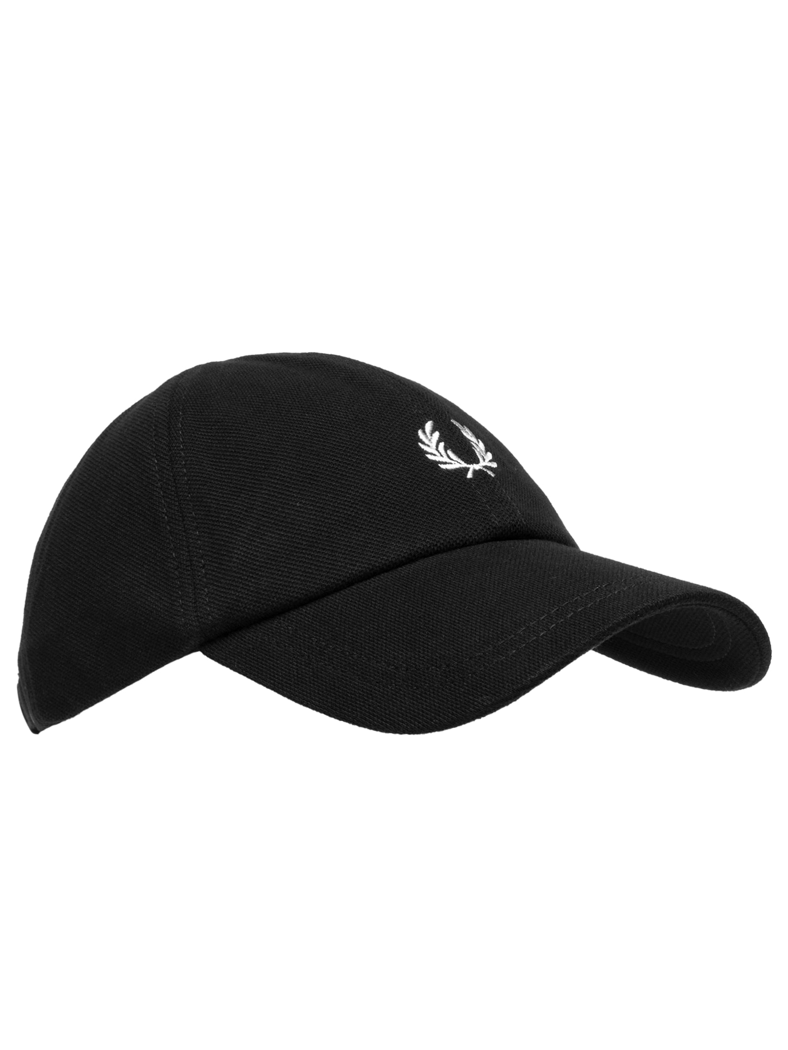 Boné Masculino Classic Pique Com Logo Preto Fred Perry
