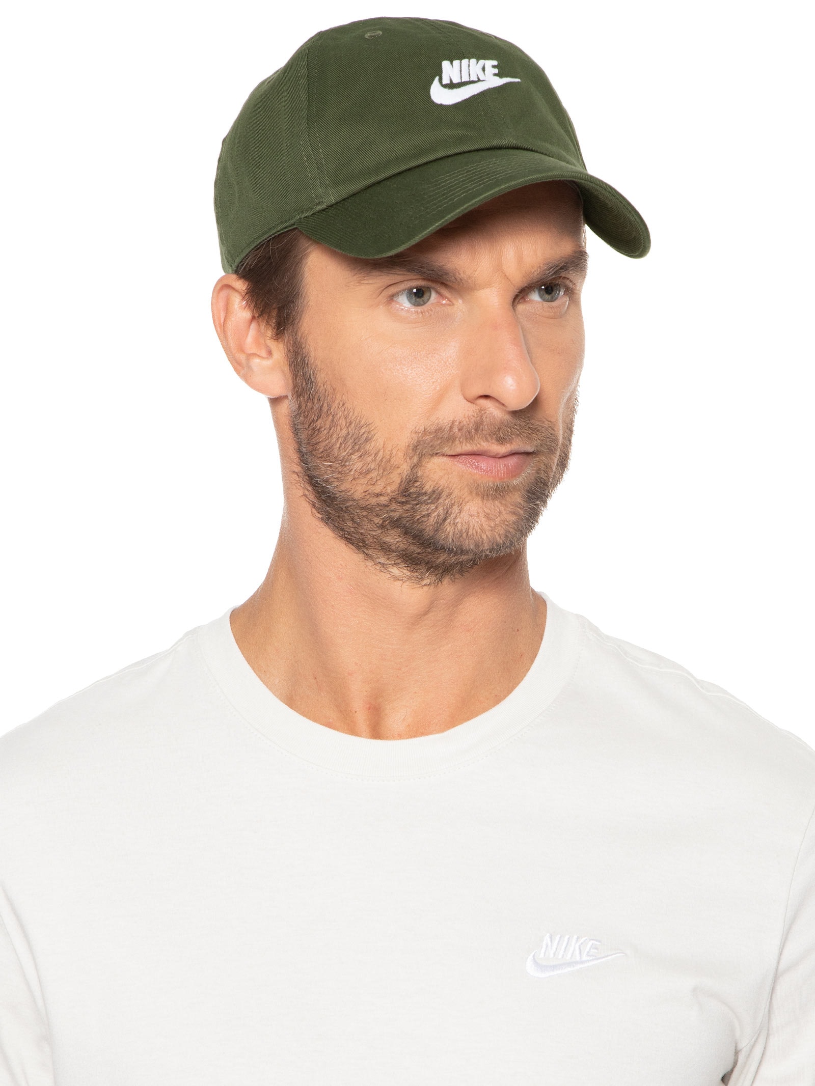 Boné Masculino Club Cap Fut Wsh - Verde - Nike