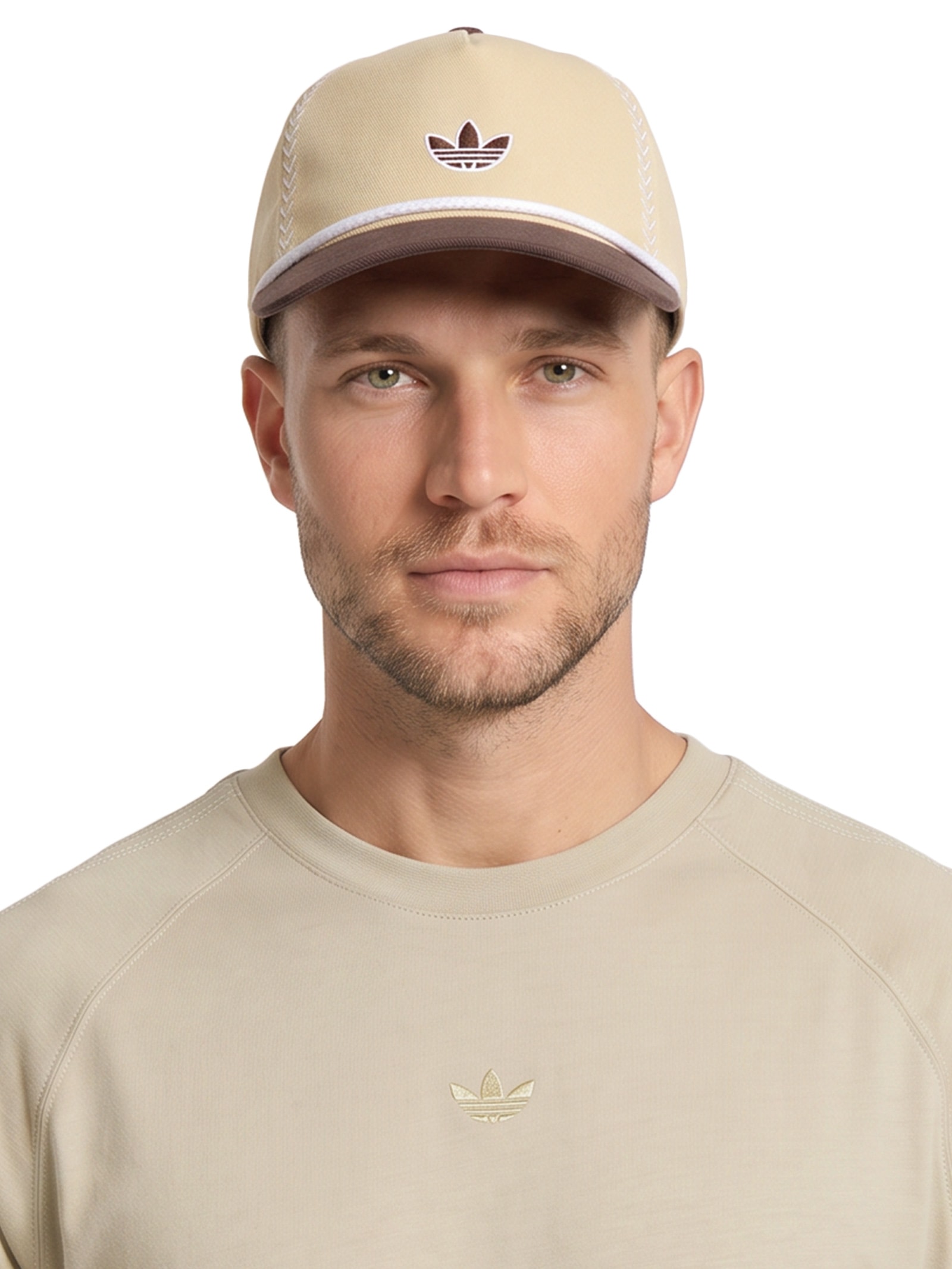 Boné Masculino Costura Classic Sport Bege Adidas Originals