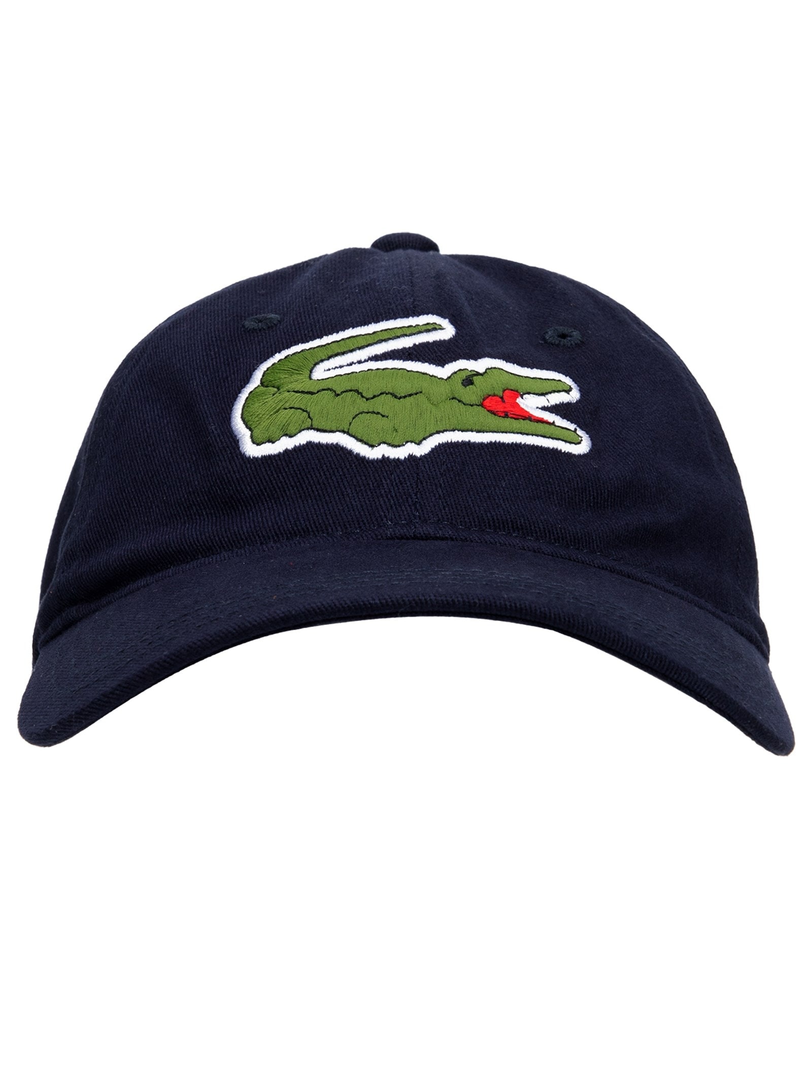 Boné Masculino Crocodilo Em Sarja De Algodão Azul  Lacoste