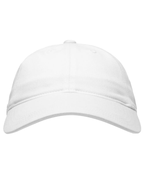 Boné Masculino Crocodilo Lateral Sarja De Algodão - Branco