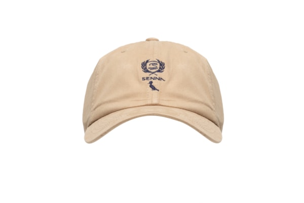 Boné Masculino Dad Hat Bordado Senna - Bege
