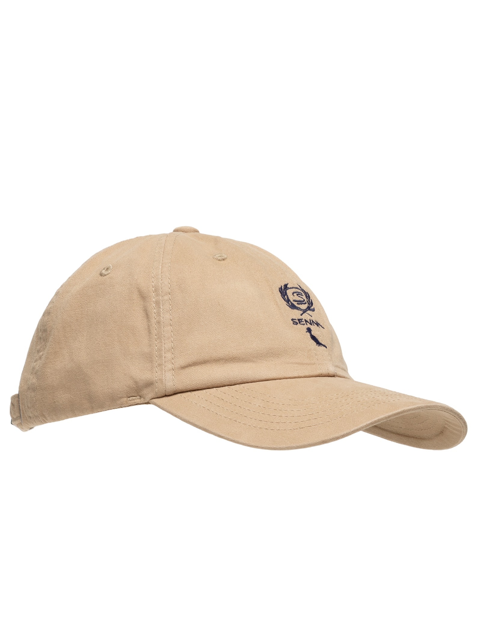 Boné Masculino Dad Hat Bordado Senna Bege Reserva