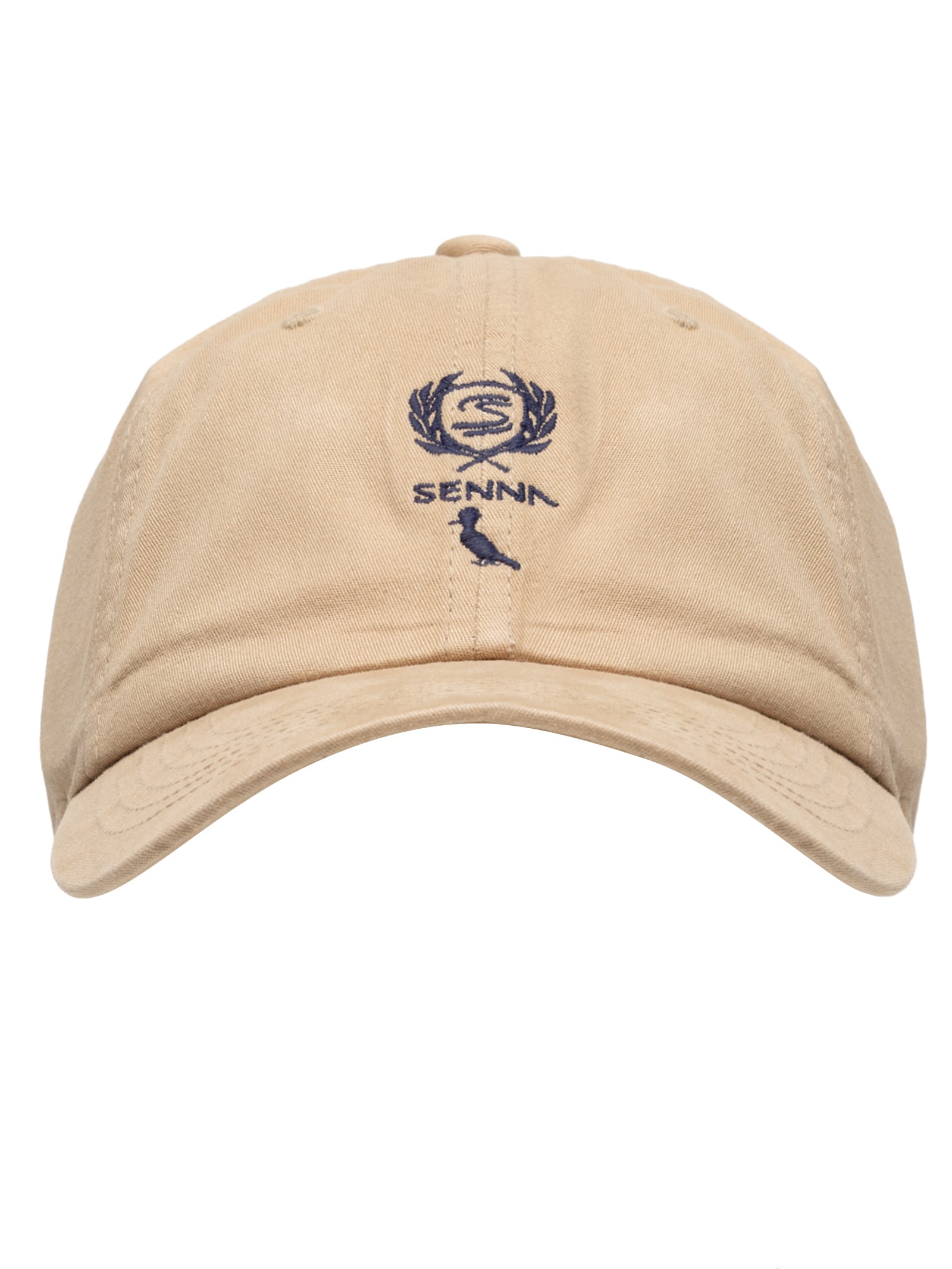 Boné Masculino Dad Hat Bordado Senna Bege Reserva