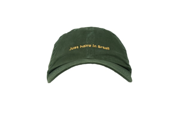 Boné Masculino De Sarja Bordado Just Have In Brasil - Verde