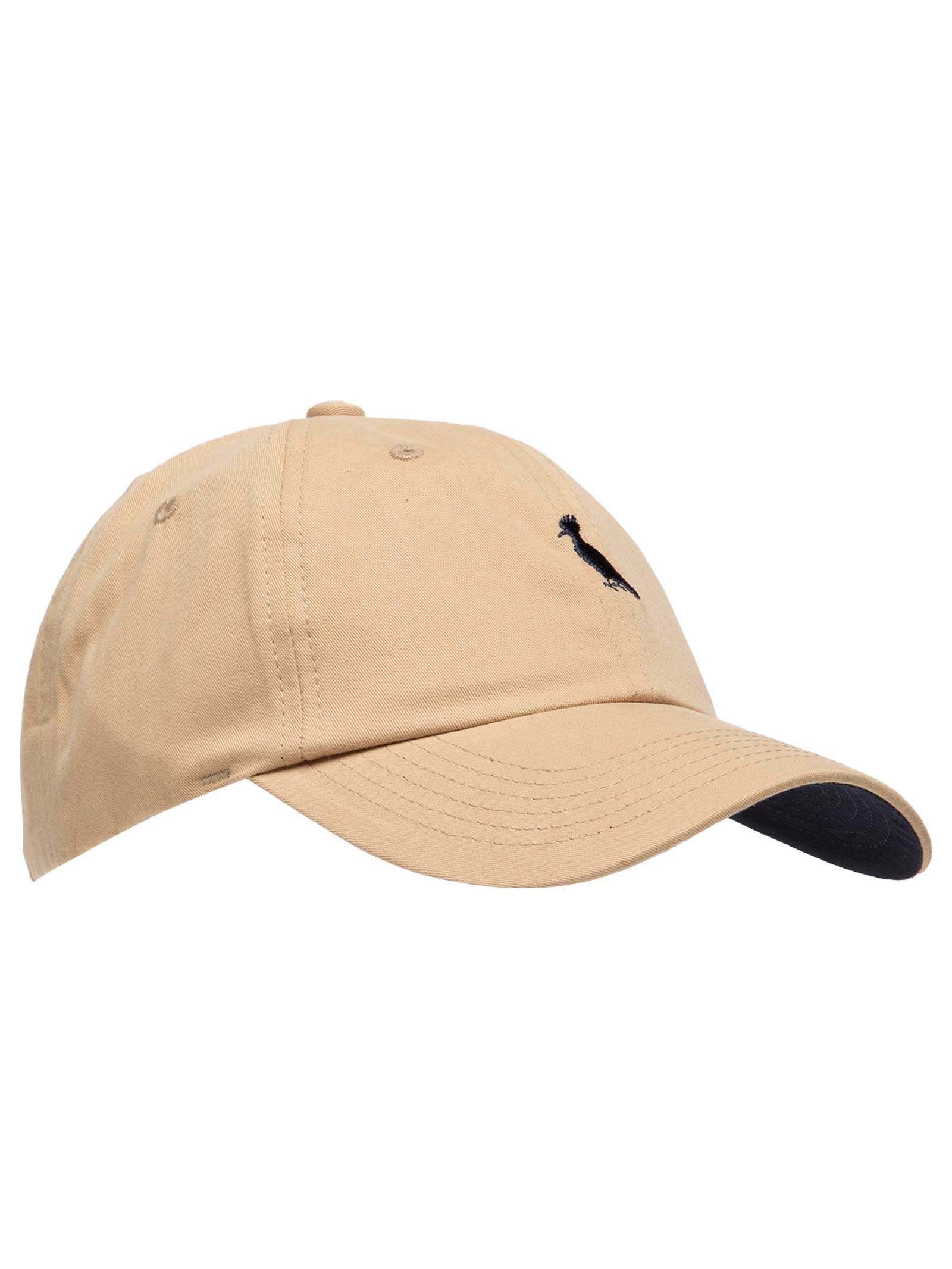 Boné Masculino De Sarja Bordado Pica Pau Bege Reserva