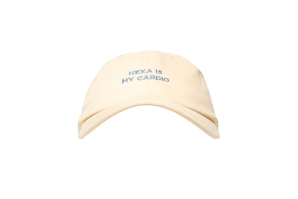 Boné Masculino De Sarja Hexa Is My Cardio - Amarelo