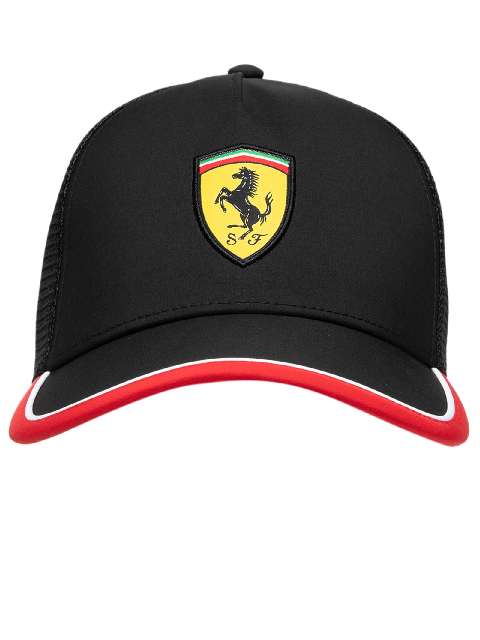 Boné Masculino Ferrari Trucker Preto Puma + Ferrari