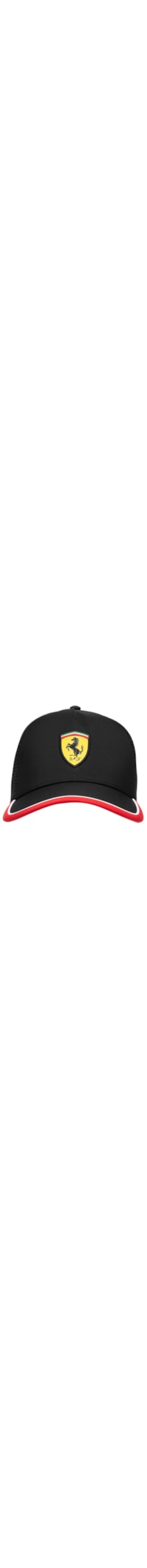 Boné Masculino Ferrari Trucker - Preto