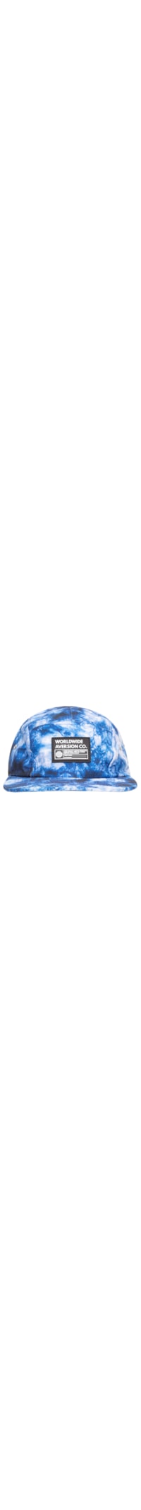 Boné Masculino Five Panel Tie Dye - Azul