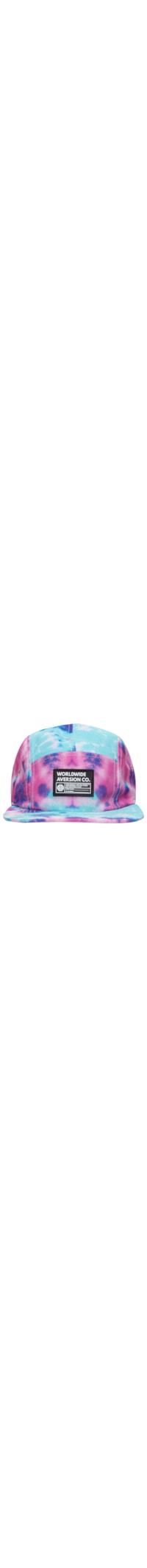 Boné Masculino Five Panel Tie Dye - Azul