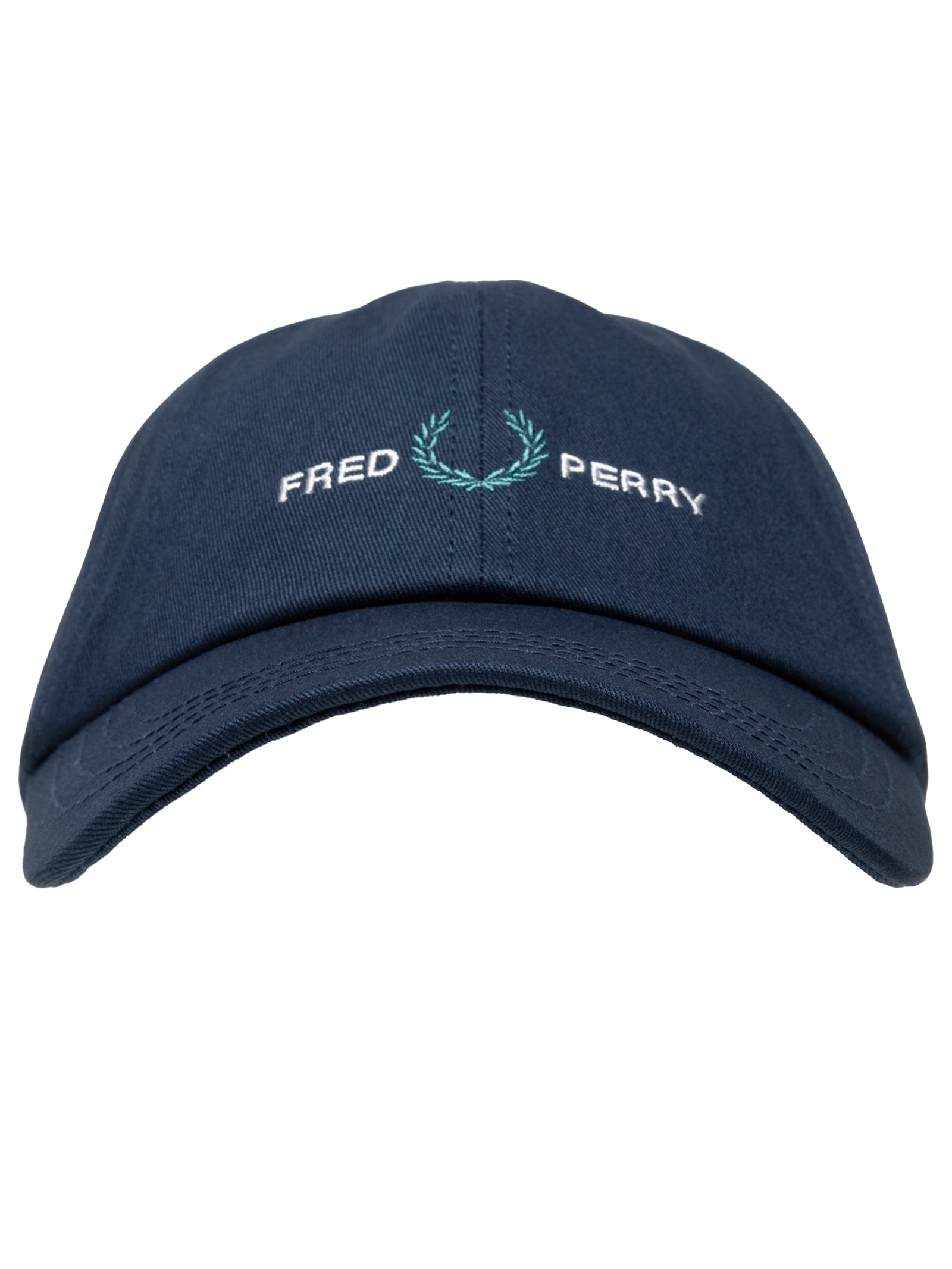 Boné Masculino FLP Em Twill Azul Fred Perry