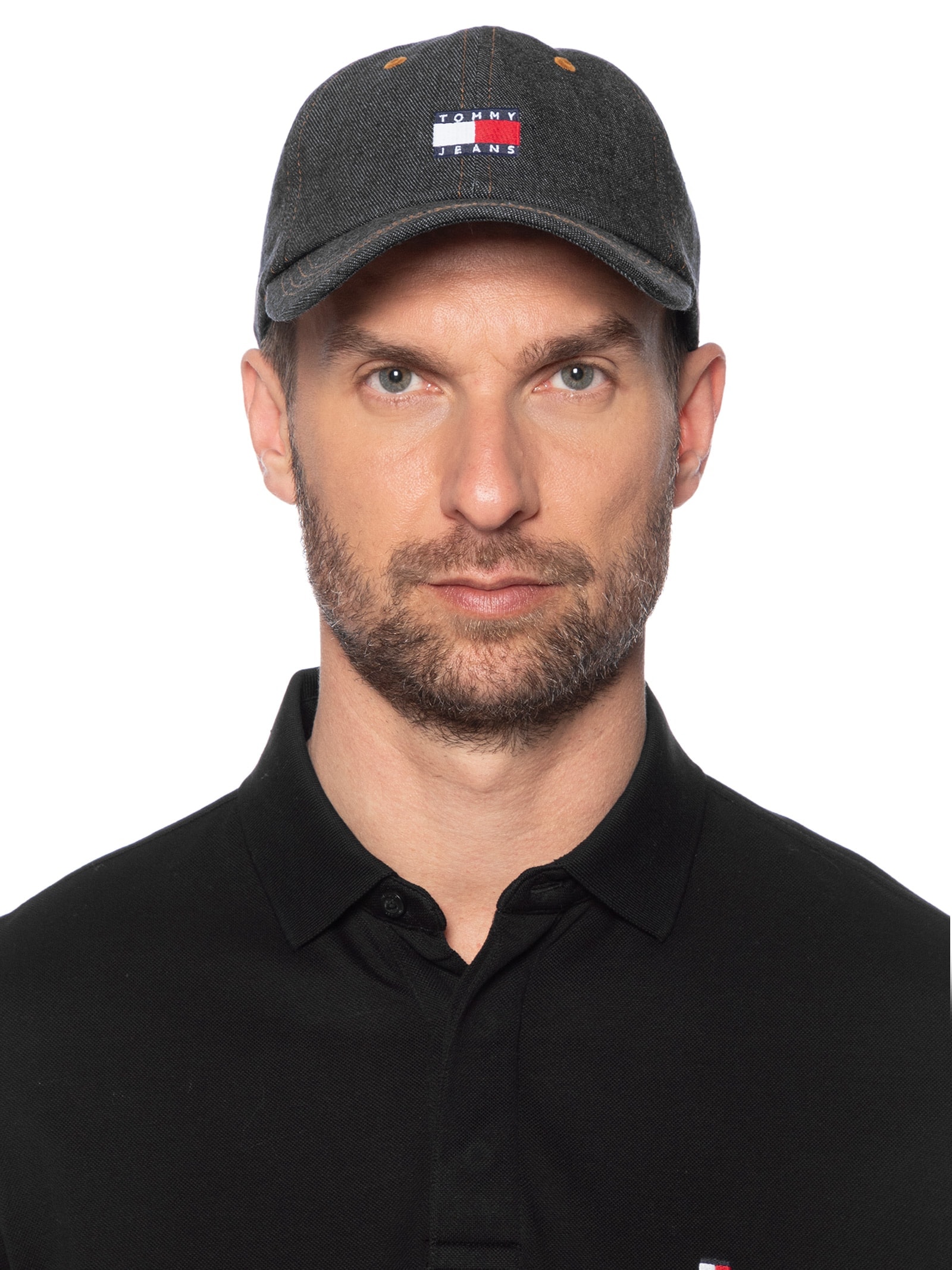 Boné Masculino Heritage Dark Denim Preto Tommy Jeans