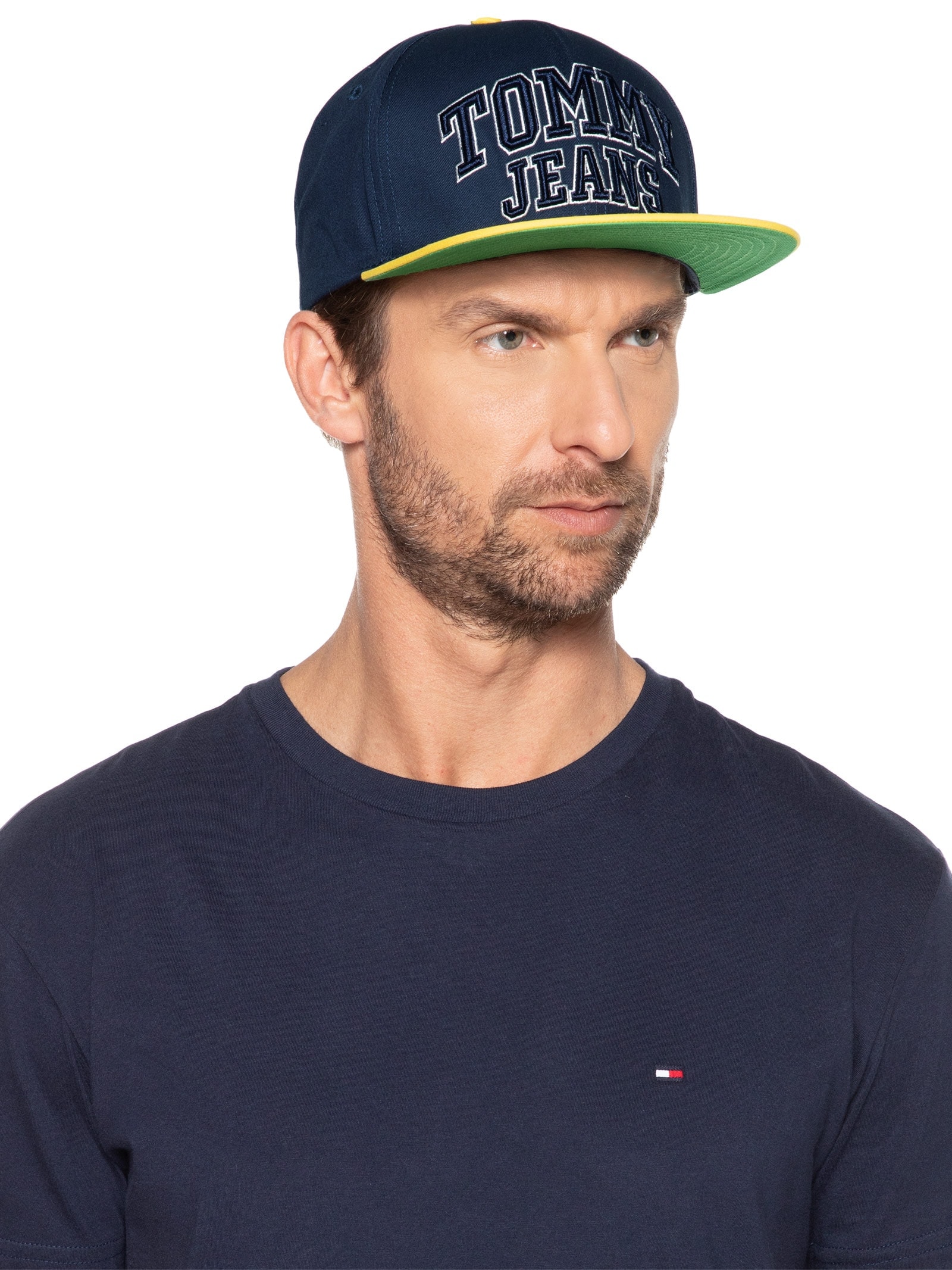 Boné Masculino Heritage Snapback Cap Azul  Tommy Jeans