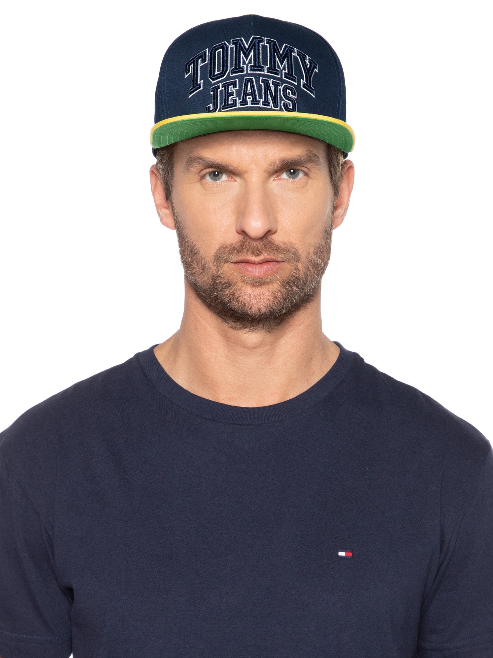 Boné Masculino Heritage Snapback Cap Azul  Tommy Jeans