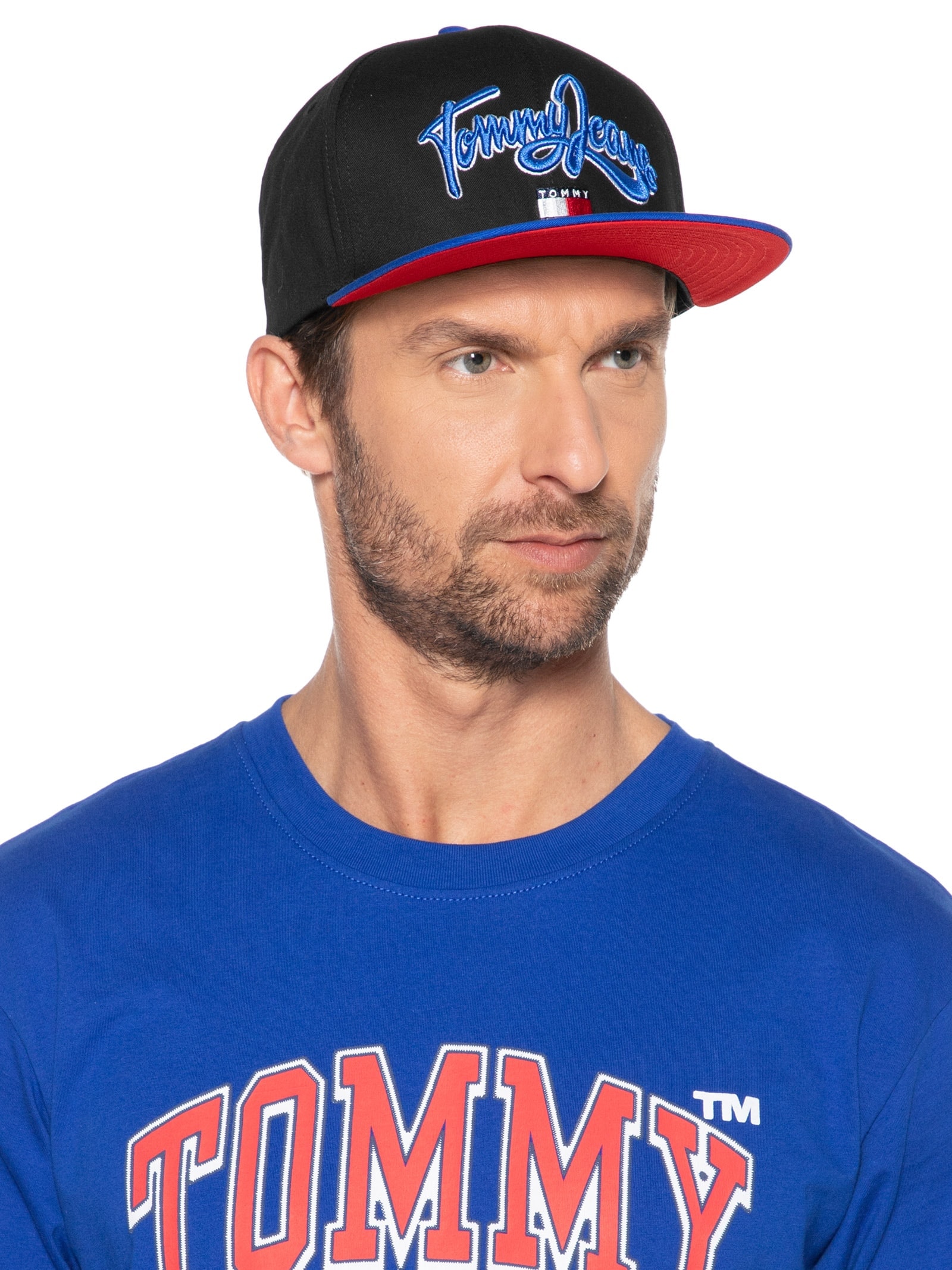 Boné Masculino Heritage Snapback Preto Tommy Jeans