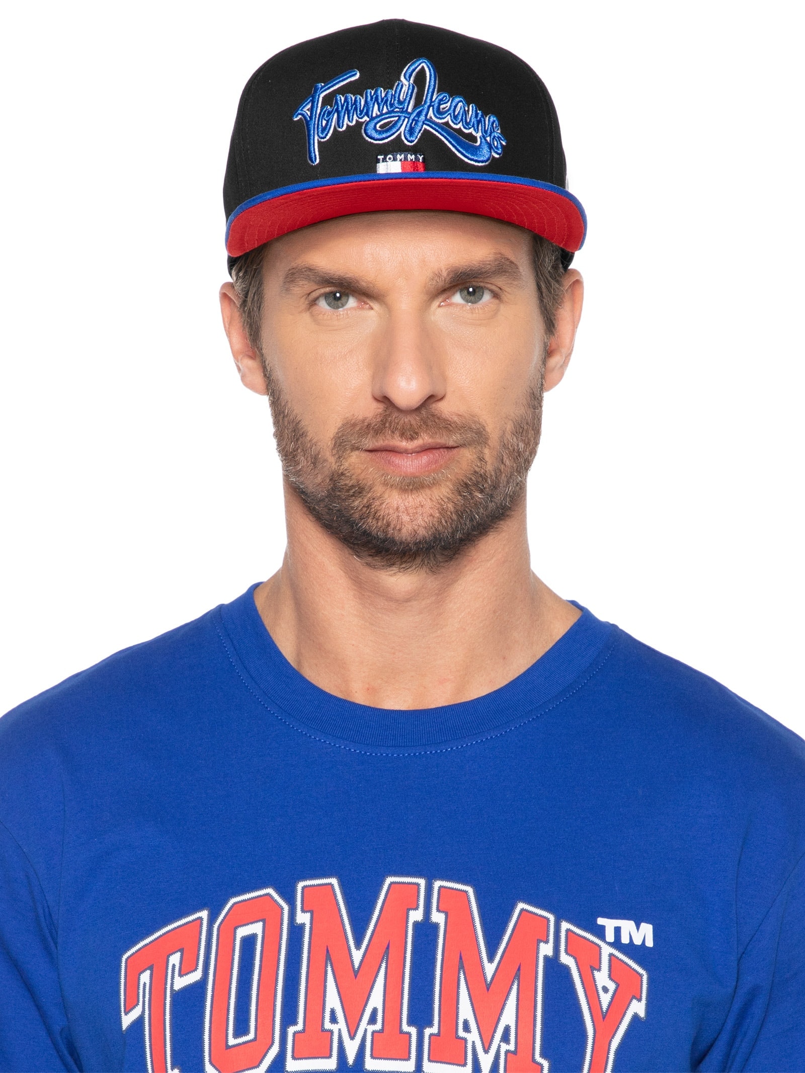 Boné Masculino Heritage Snapback Preto Tommy Jeans