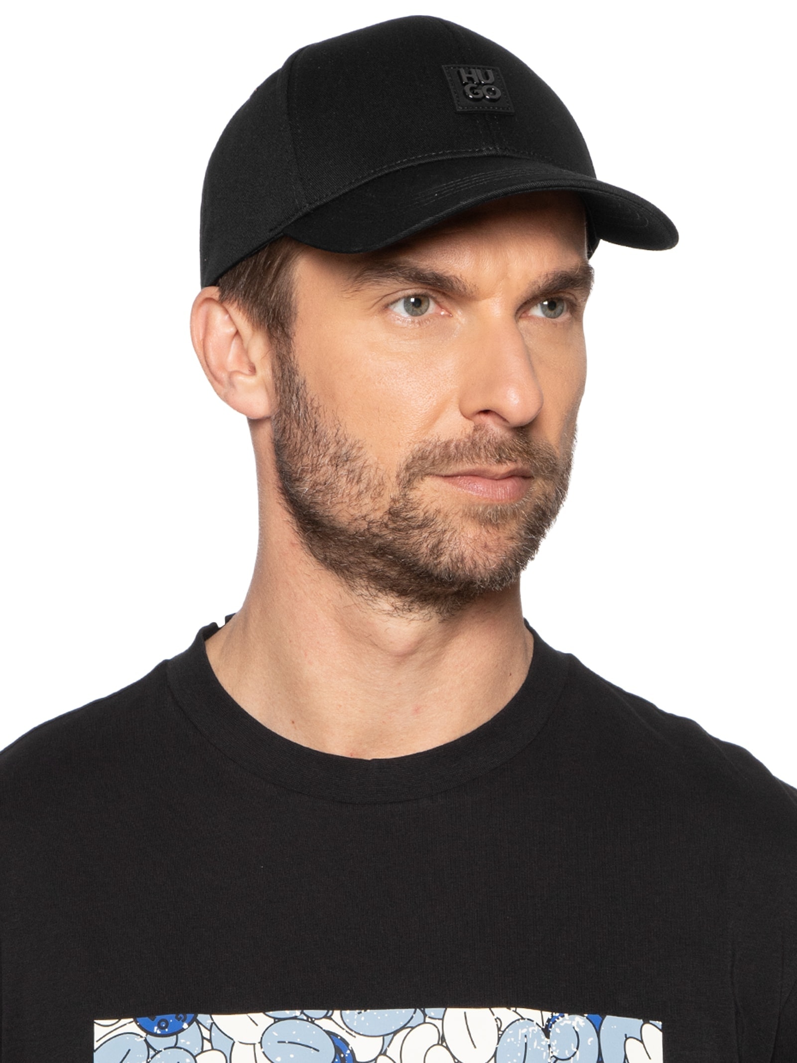 Boné Masculino Jake Me Preto  Hugo