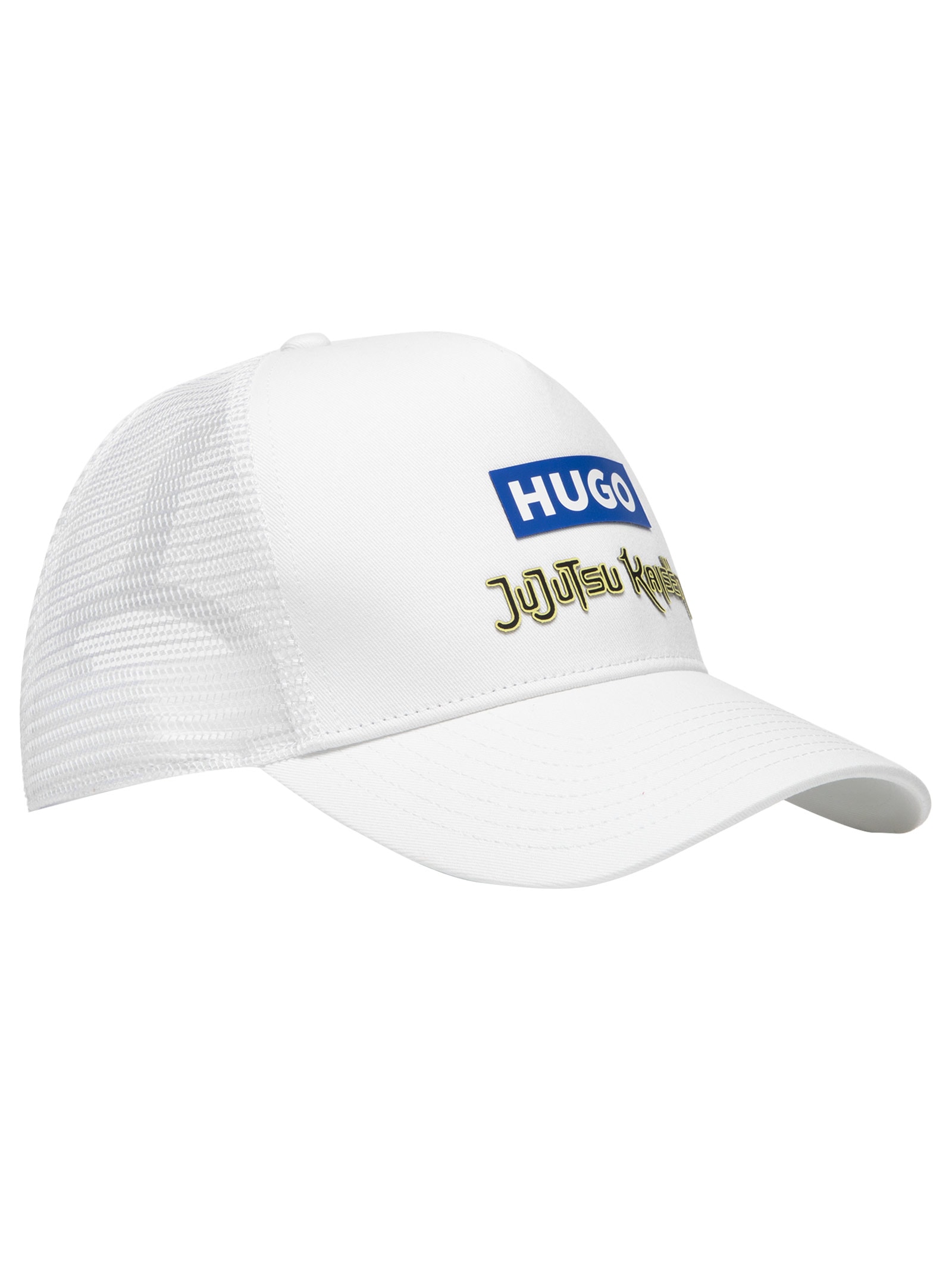 Boné Masculino Jujutsu Kaisen Blue Logo Branco Hugo