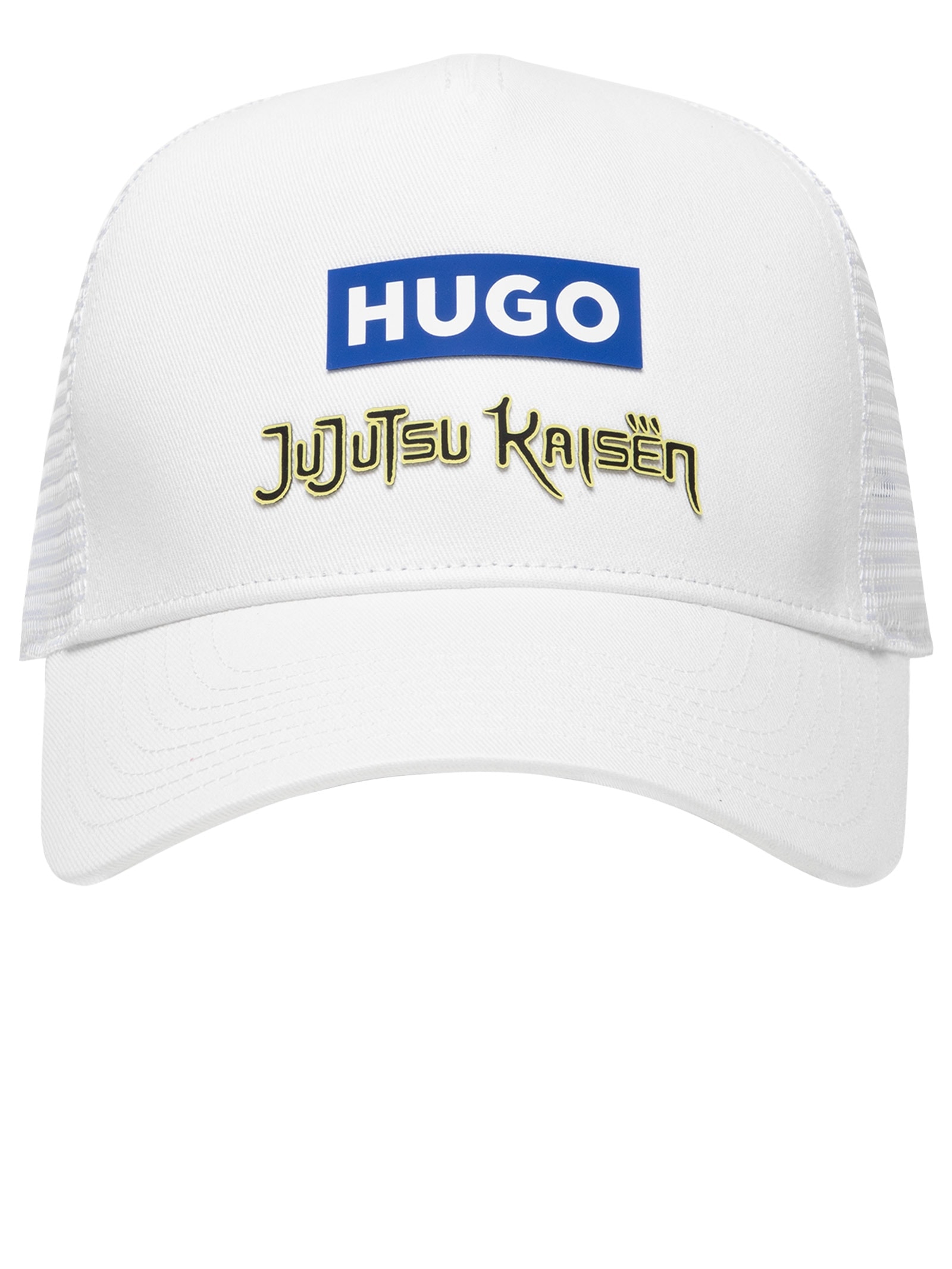 Boné Masculino Jujutsu Kaisen Blue Logo Branco Hugo