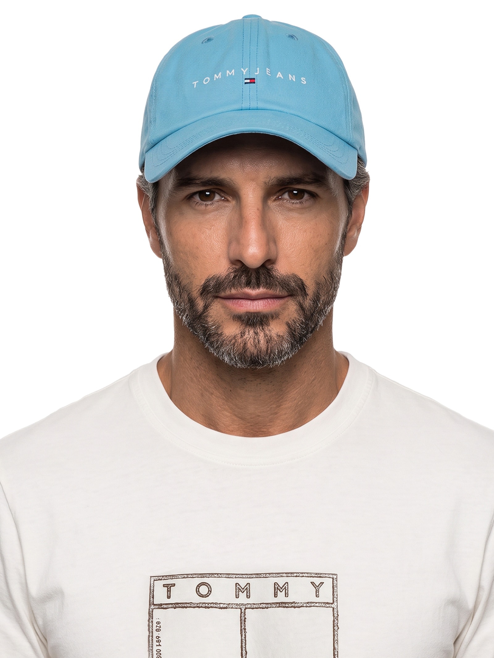 Boné Masculino Linear Logo Azul Tommy Jeans