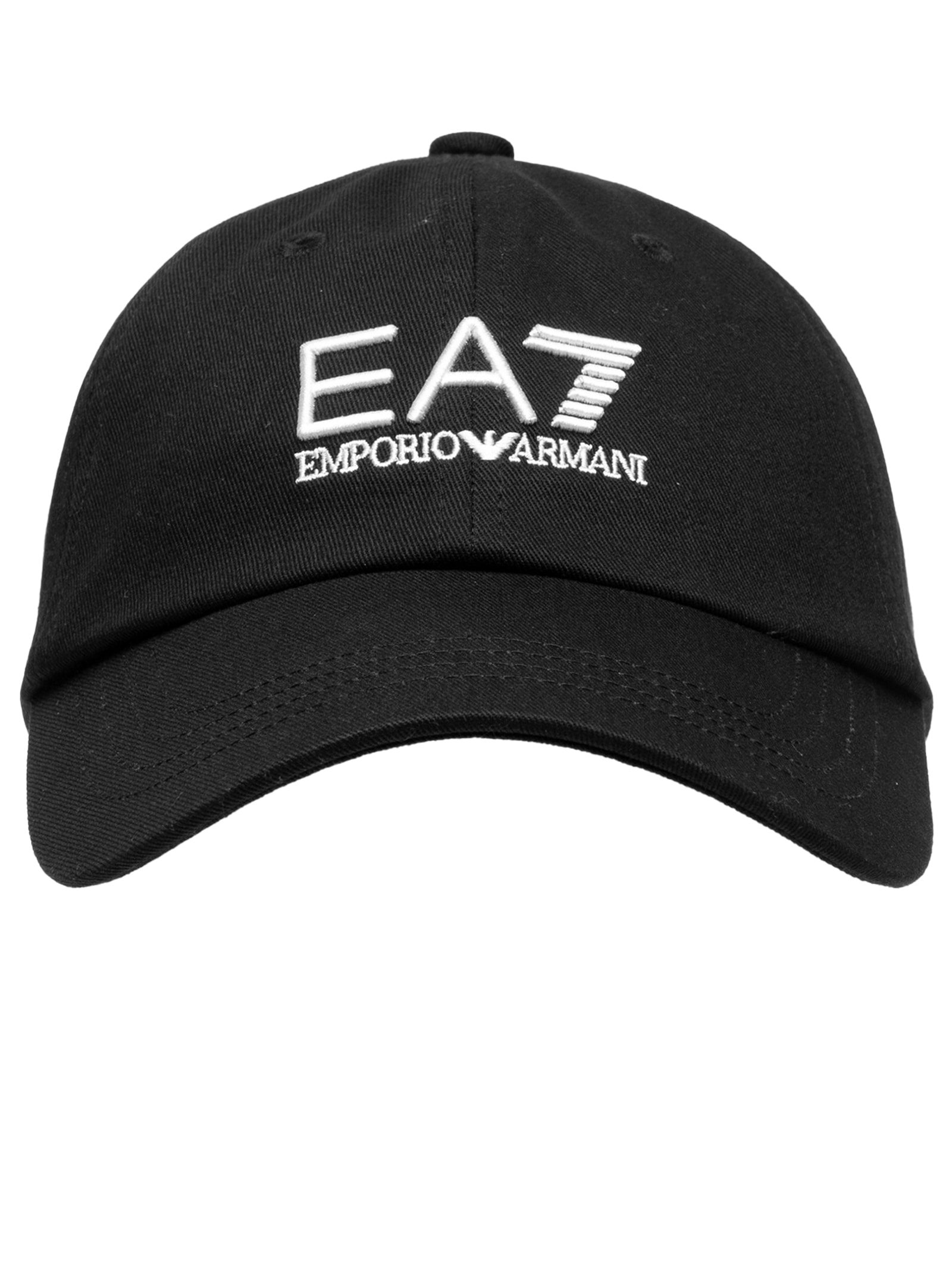 Boné Masculino Logão Centro – Preto Ea7 Emporio Armani
